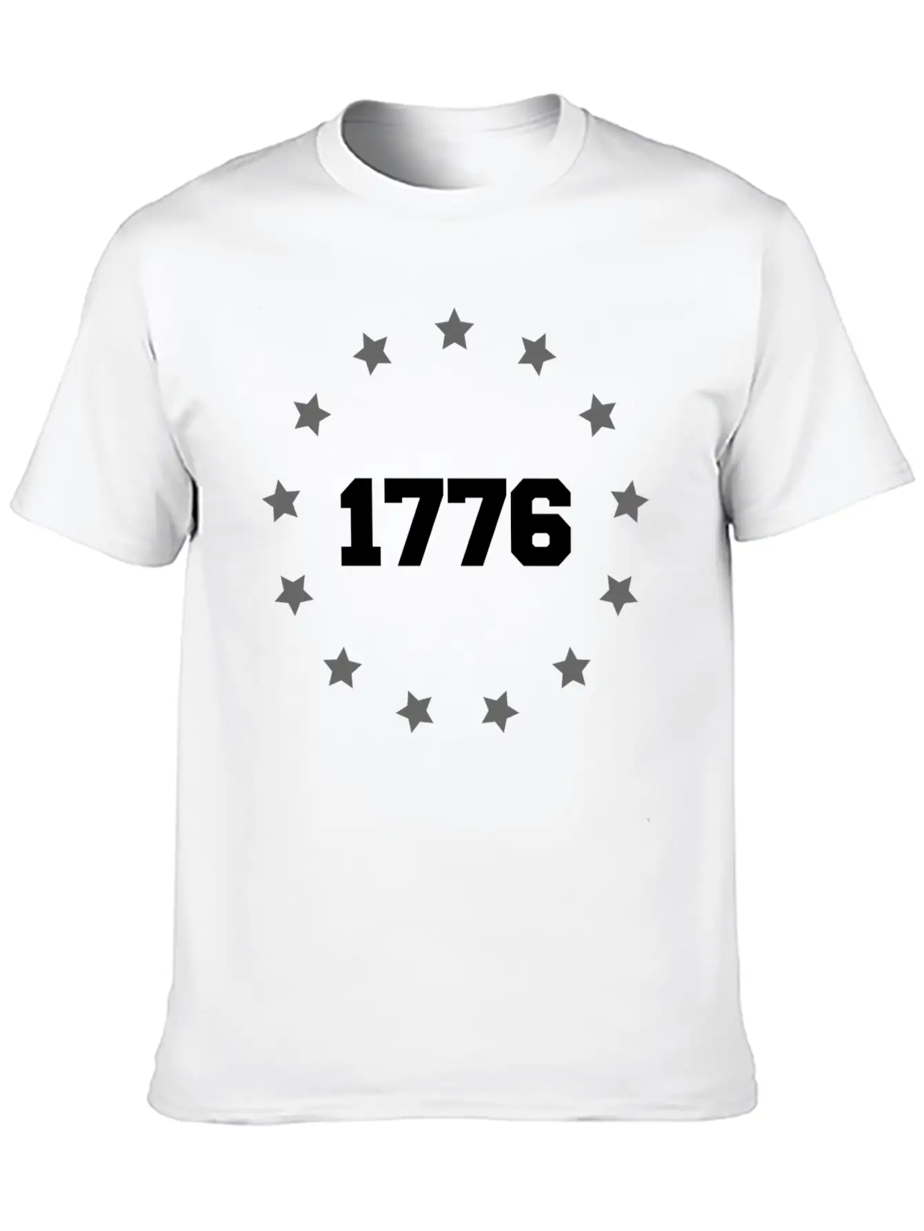 Betsy Ross Battle 1776 Flag - Patriotic American Casual Graphic T-Shirt – Simple And Comfortable Daily Wear