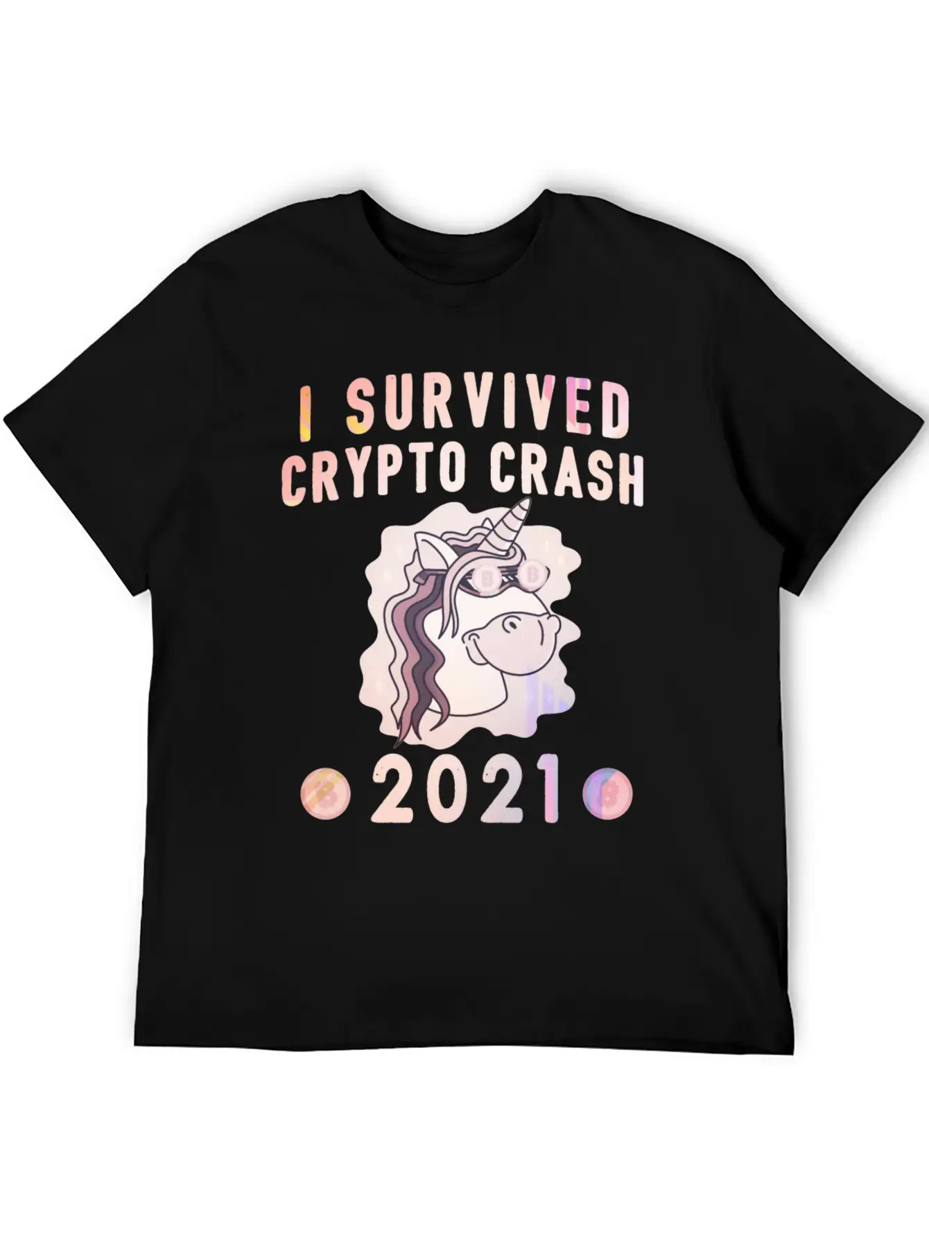 Bitcoin Crypto Crash Trader Crypto Casual Graphic T-Shirt – Simple And Comfortable Daily Wear