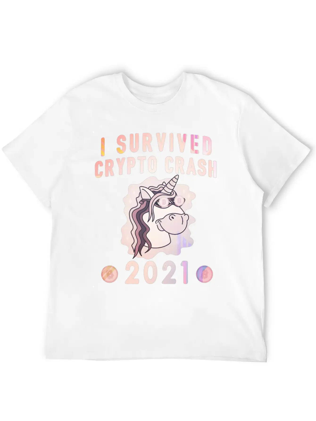 Bitcoin Crypto Crash Trader Crypto Casual Graphic T-Shirt – Simple And Comfortable Daily Wear