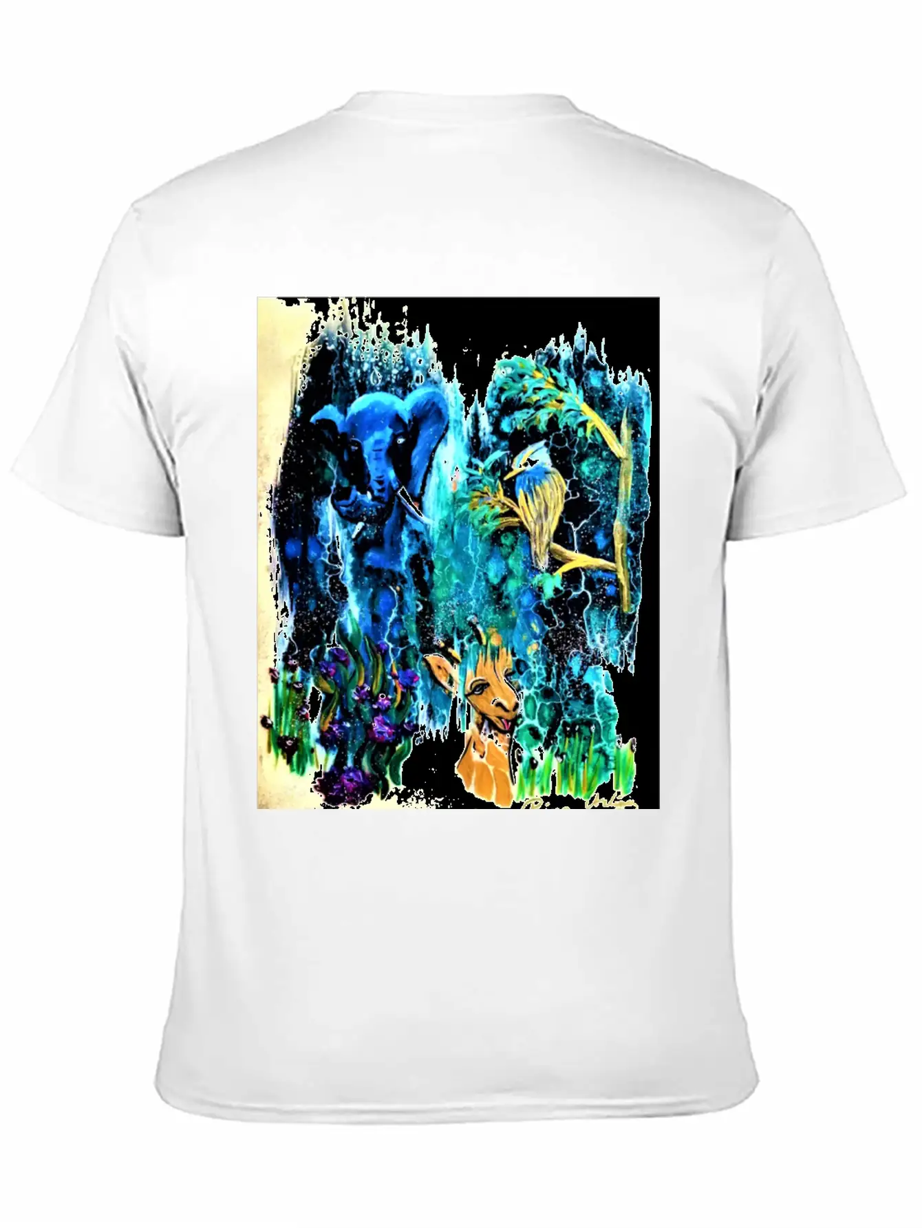 Blue Elephant Casual Graphic T-Shirt – Simple And Comfortable Daily Wear