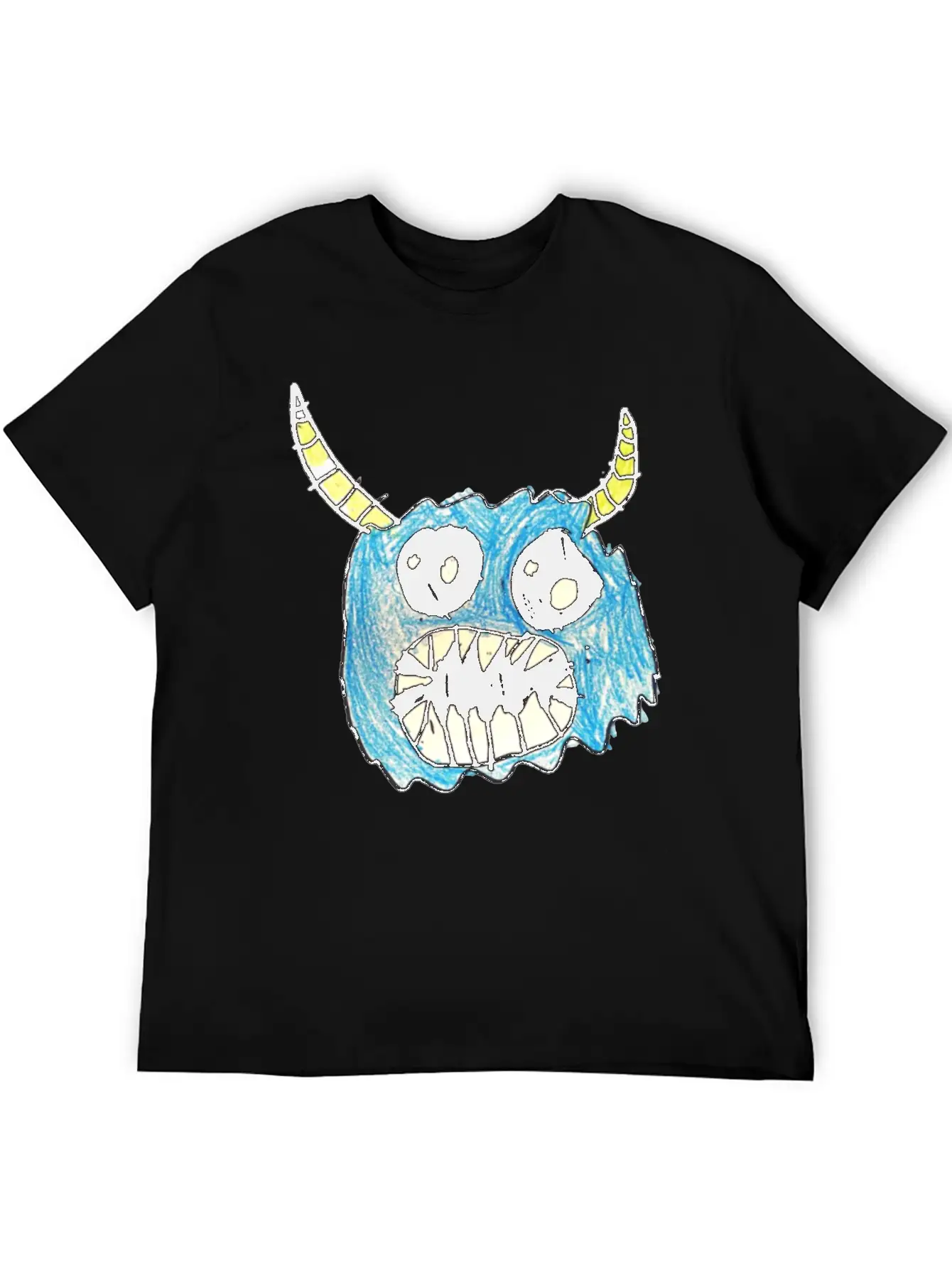 Blue Monster Cute Classic Cotton Tee – Unisex Comfort For Any Season