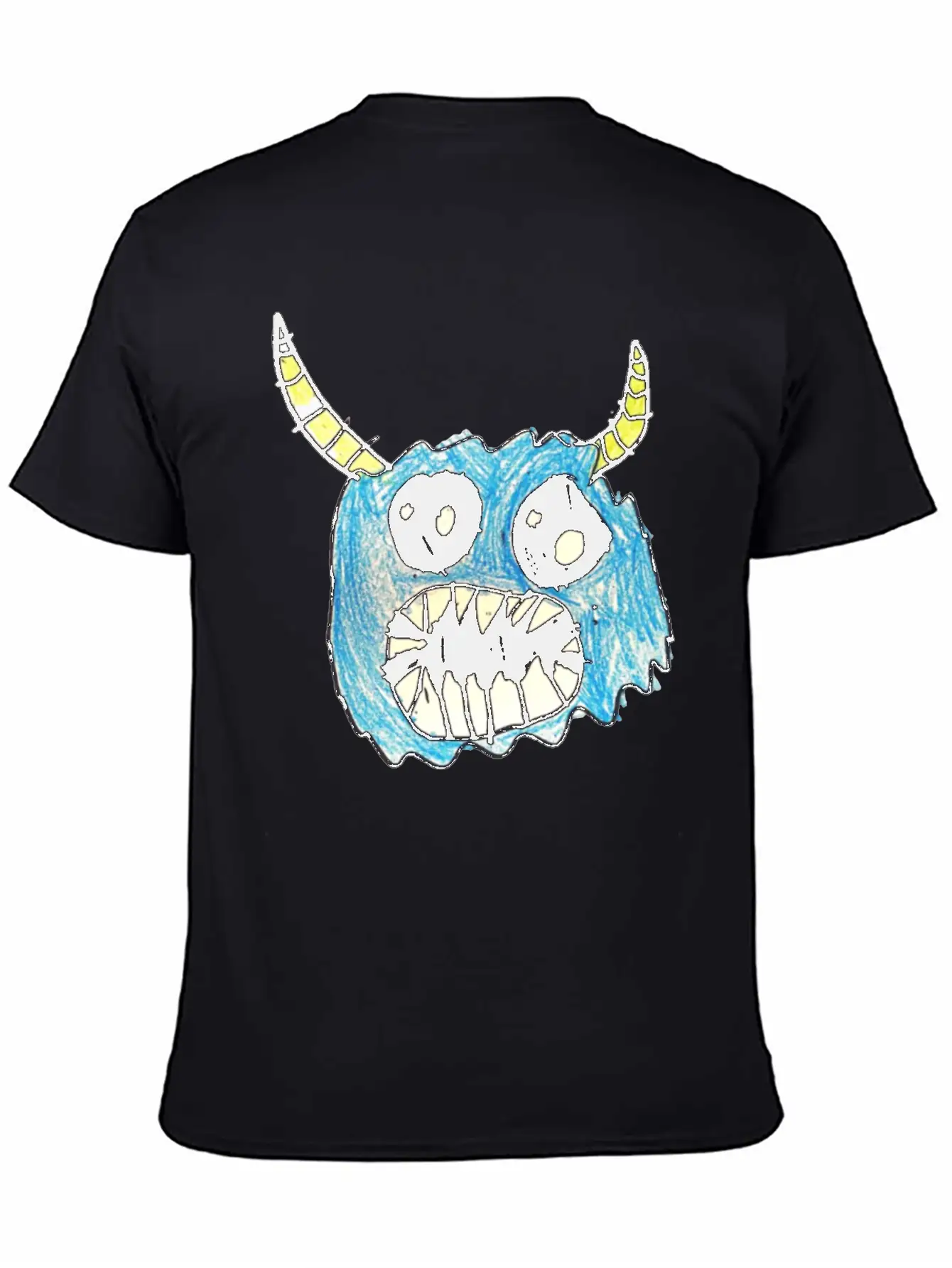 Blue Monster Cute Classic Cotton Tee – Unisex Comfort For Any Season