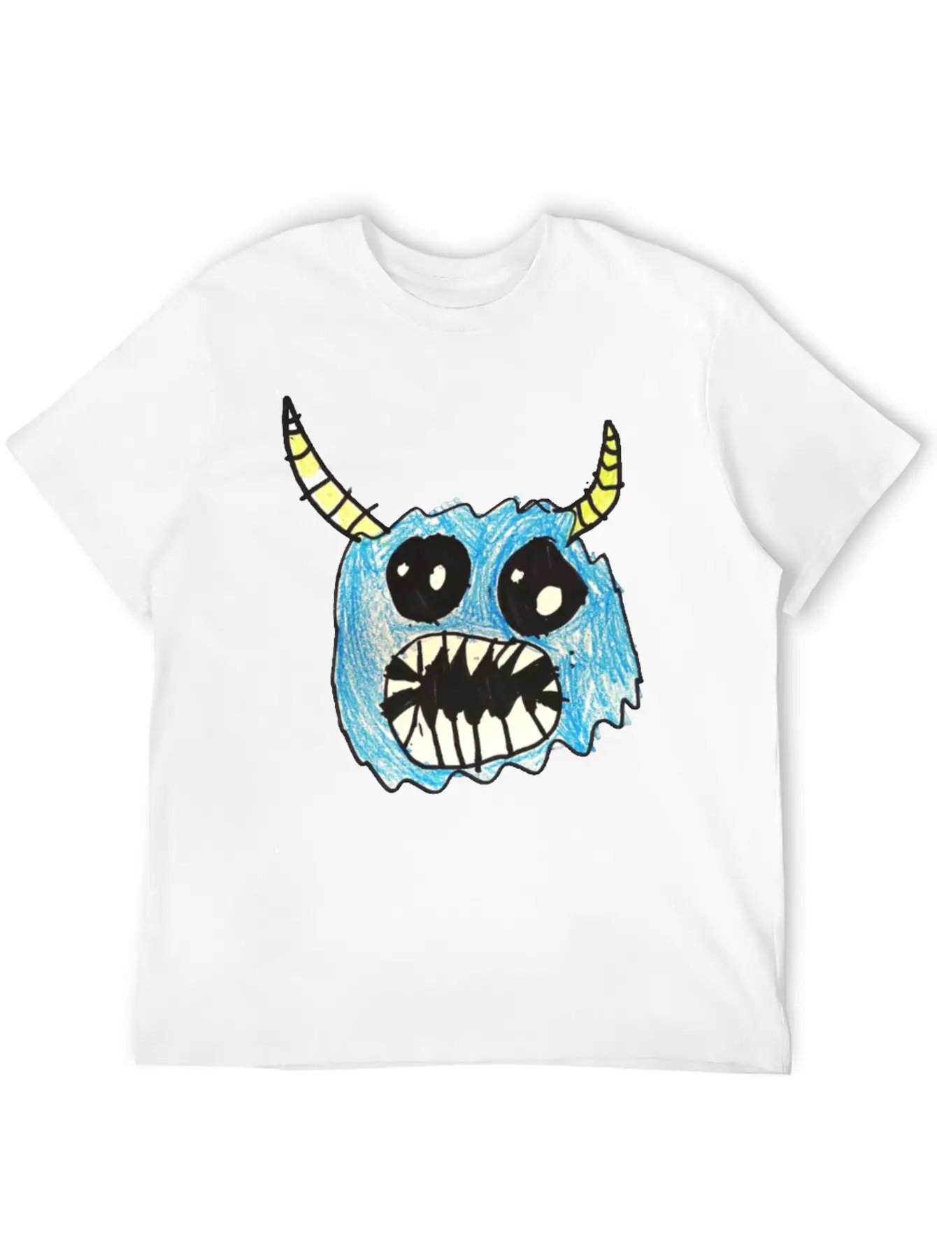 Blue Monster Cute Classic Cotton Tee – Unisex Comfort For Any Season