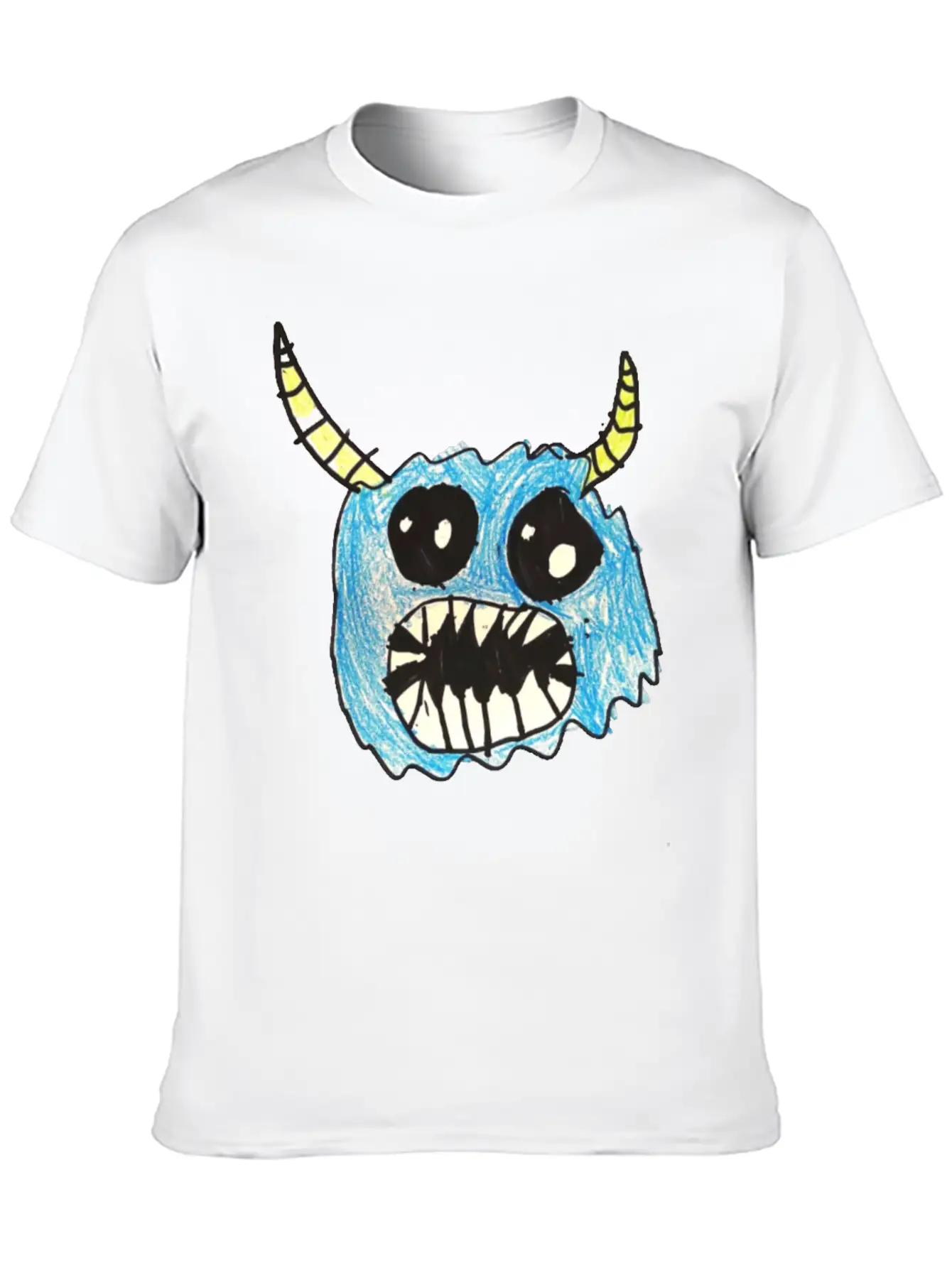 Blue Monster Cute Classic Cotton Tee – Unisex Comfort For Any Season