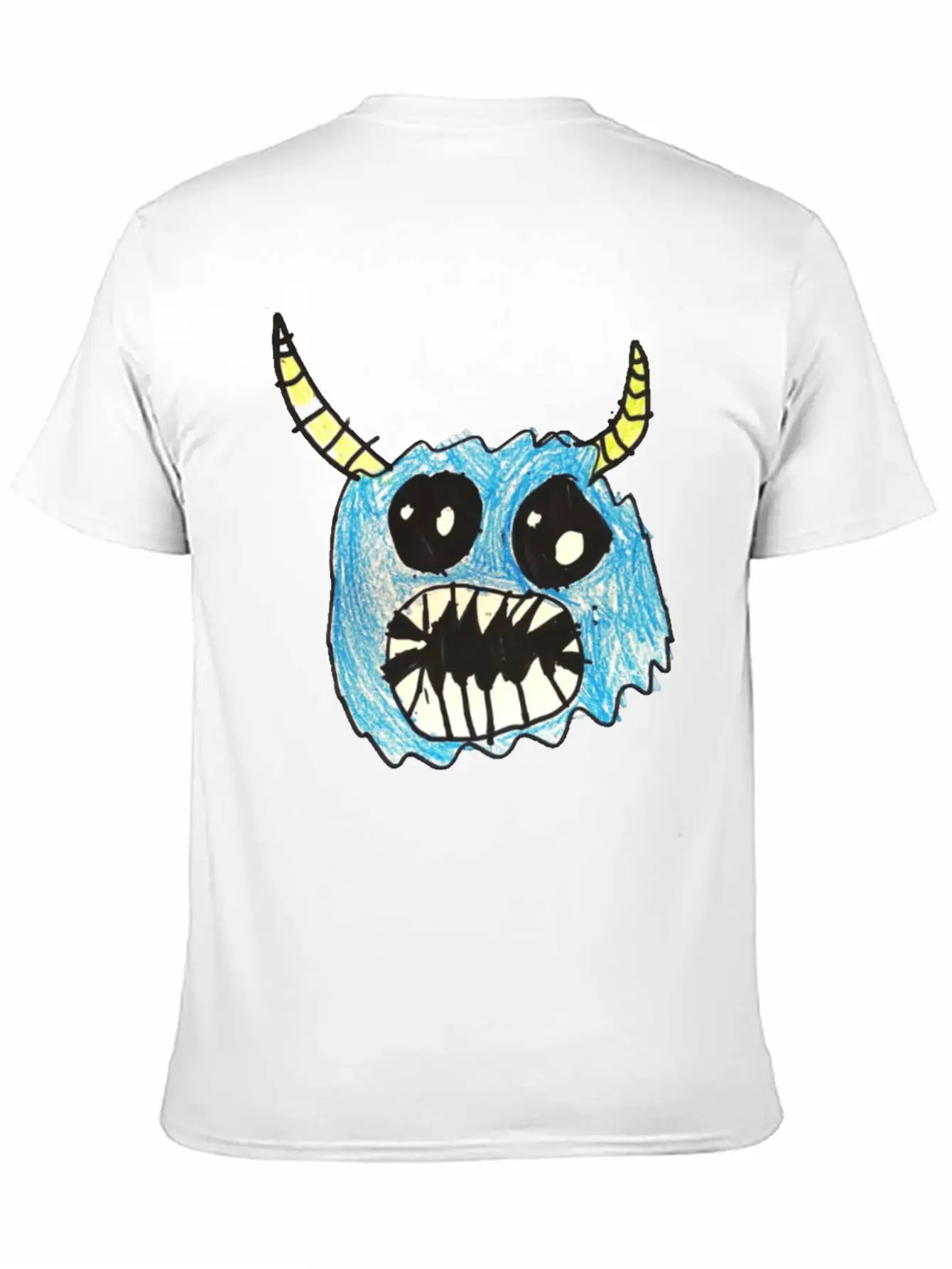 Blue Monster Cute Classic Cotton Tee – Unisex Comfort For Any Season