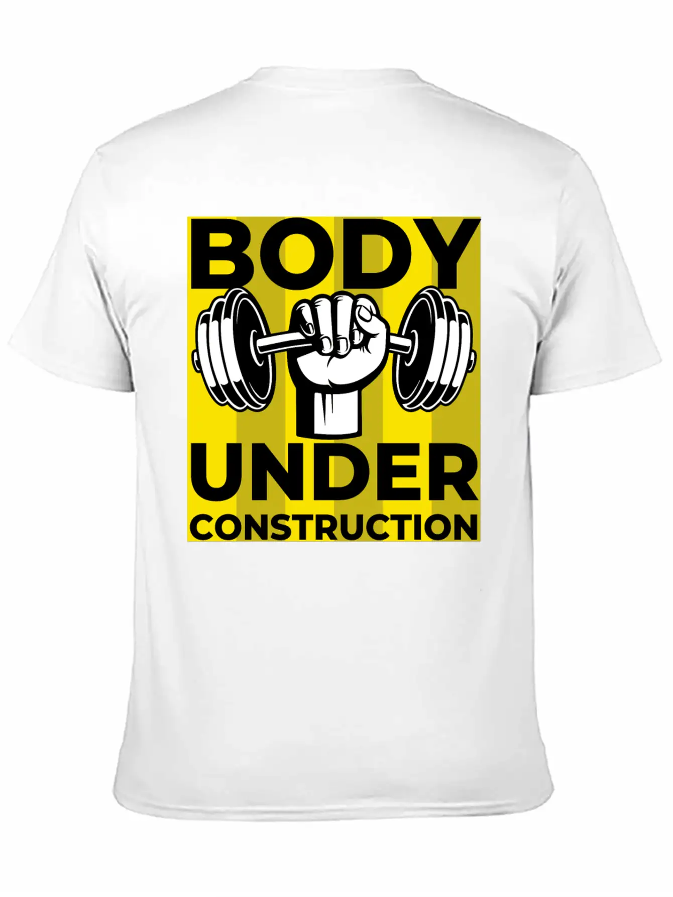 Body Under Construction Casual Graphic T-Shirt – Simple And Comfortable Daily Wear
