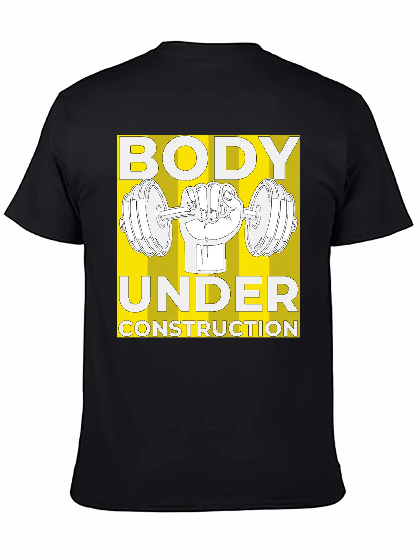 Body Under Construction Casual Graphic T-Shirt – Simple And Comfortable Daily Wear