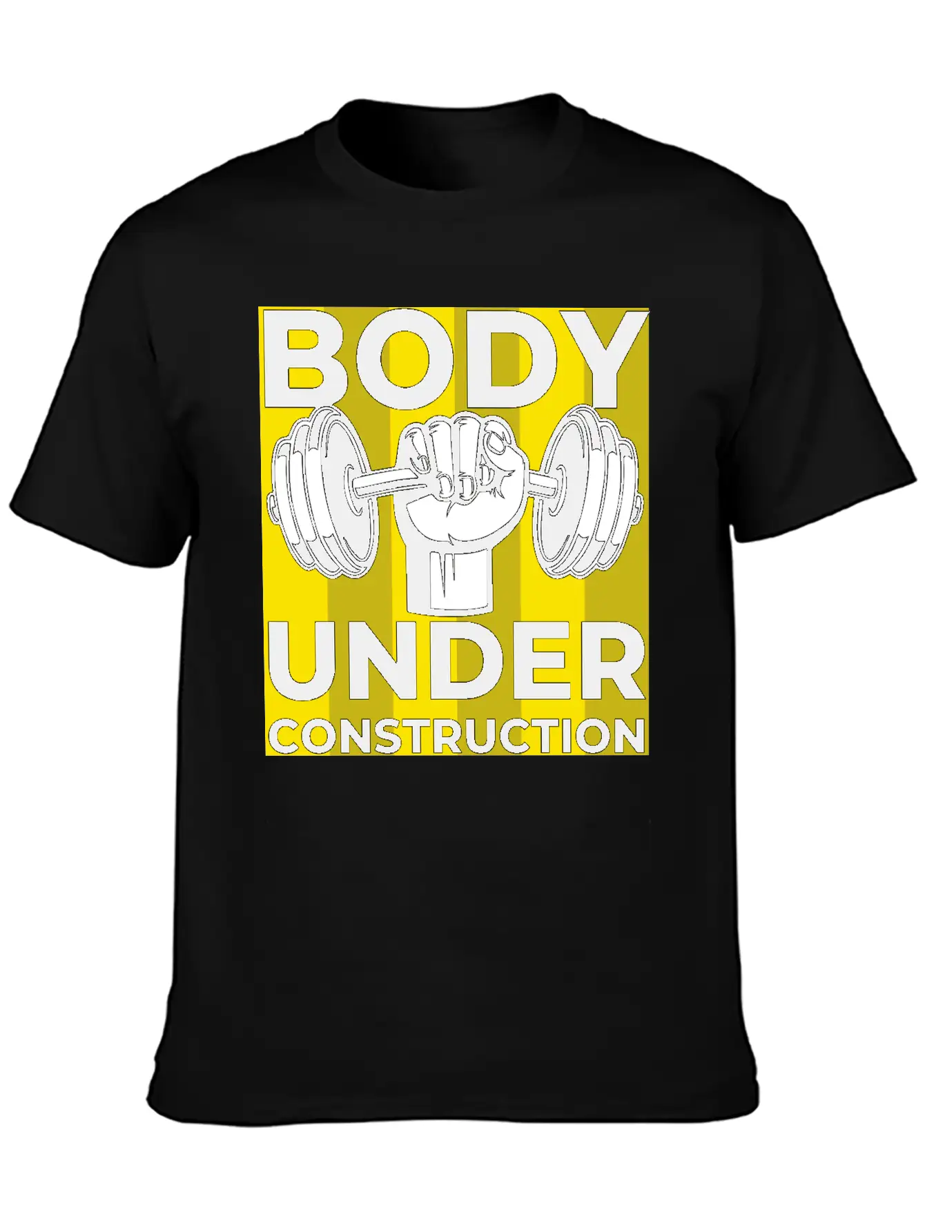 Body Under Construction Casual Graphic T-Shirt – Simple And Comfortable Daily Wear