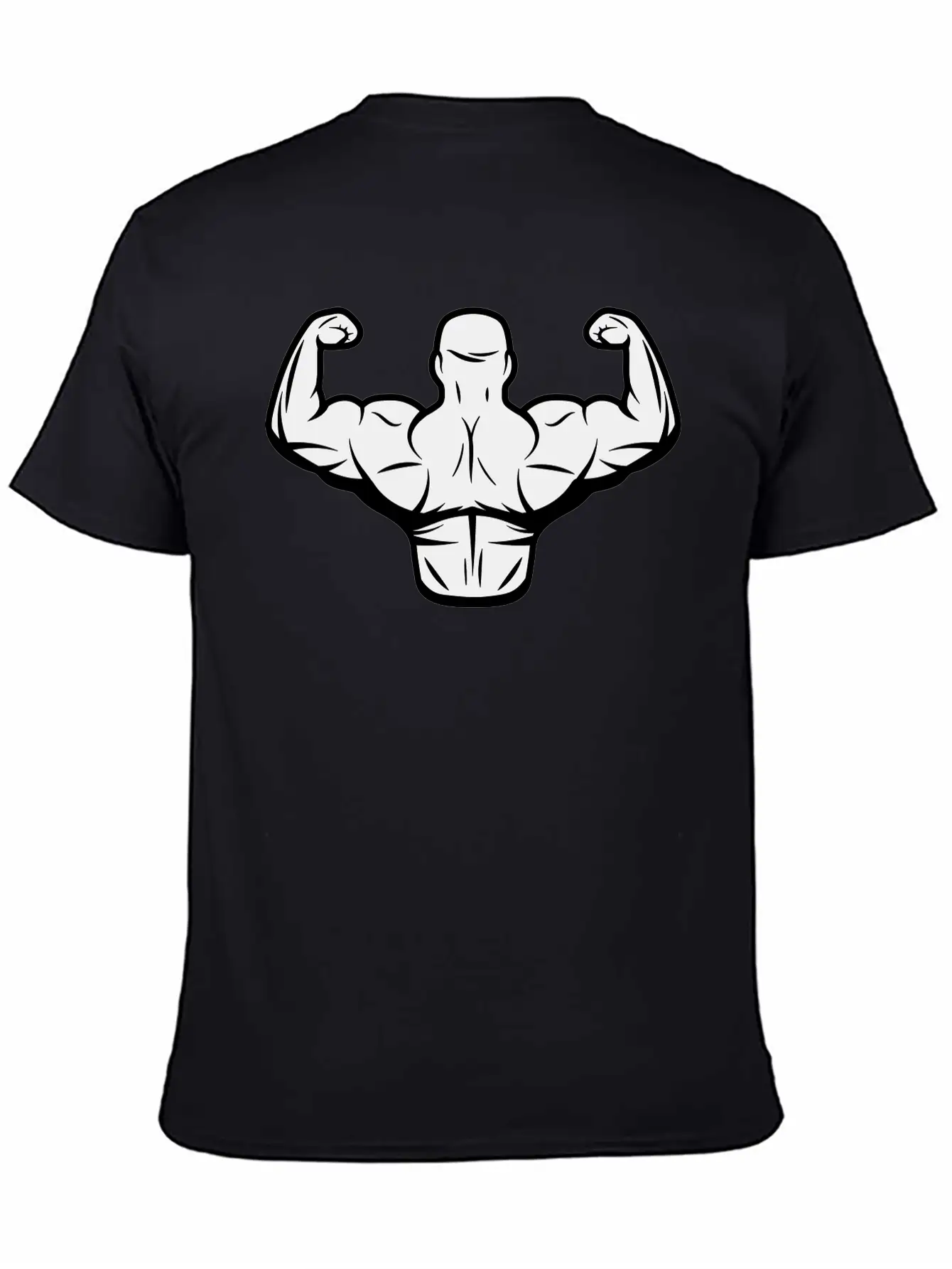Bodybuilder Flexing Classic Cotton Tee – Unisex Comfort For Any Season