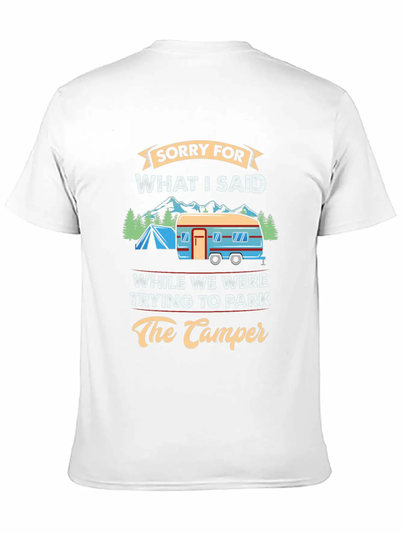 CAMPING Classic Cotton Tee – Unisex Comfort For Any Season