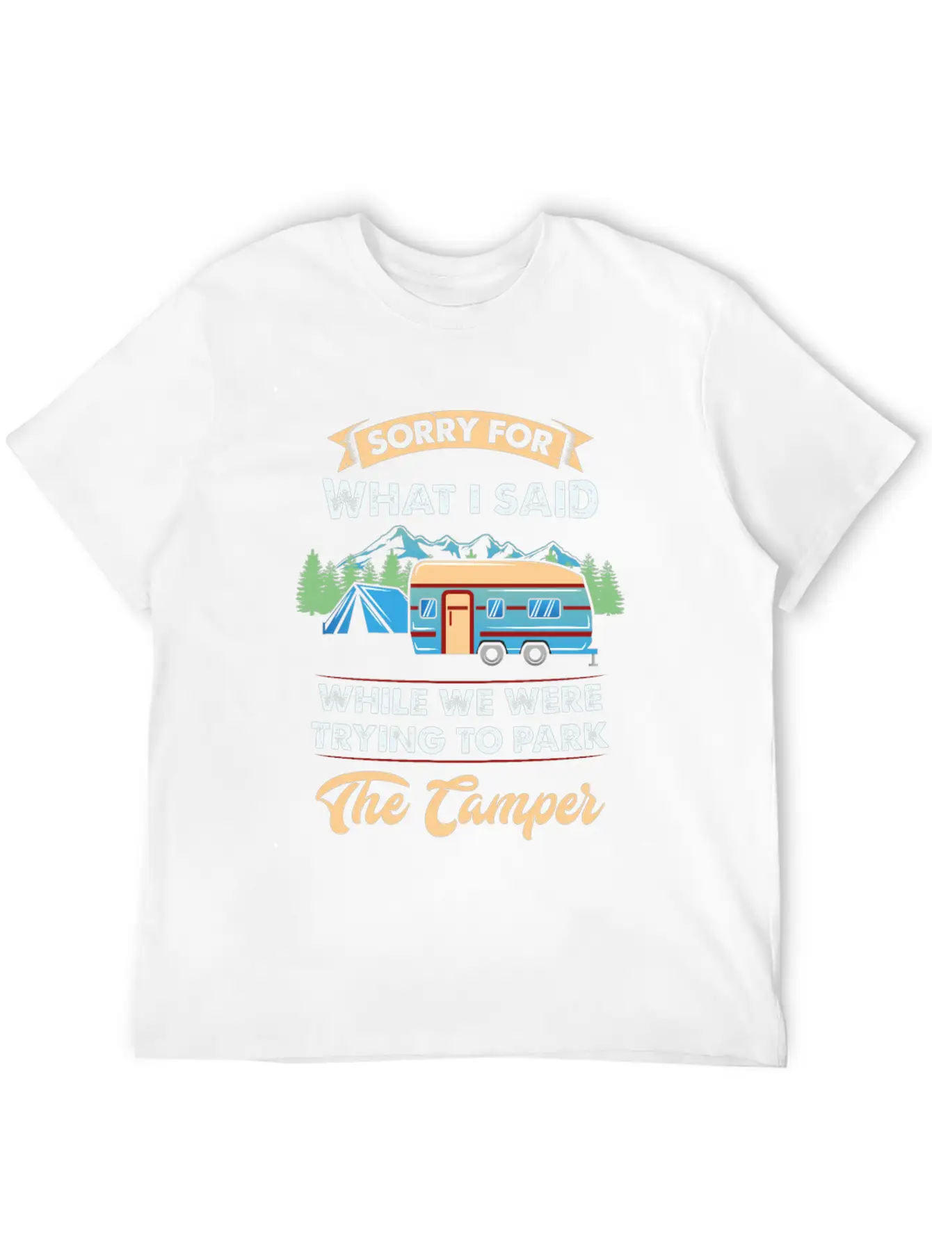 CAMPING Classic Cotton Tee – Unisex Comfort For Any Season