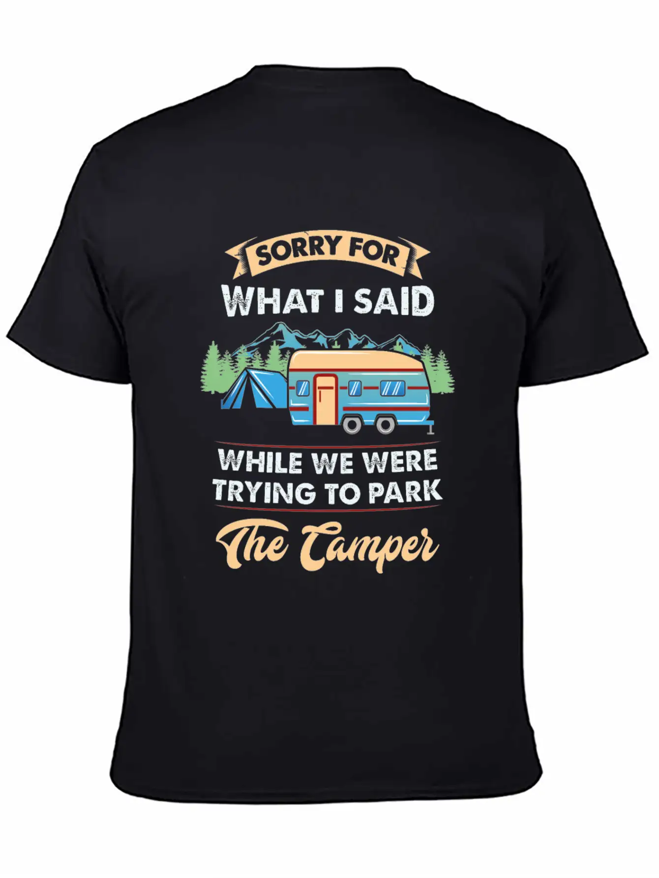 CAMPING Classic Cotton Tee – Unisex Comfort For Any Season