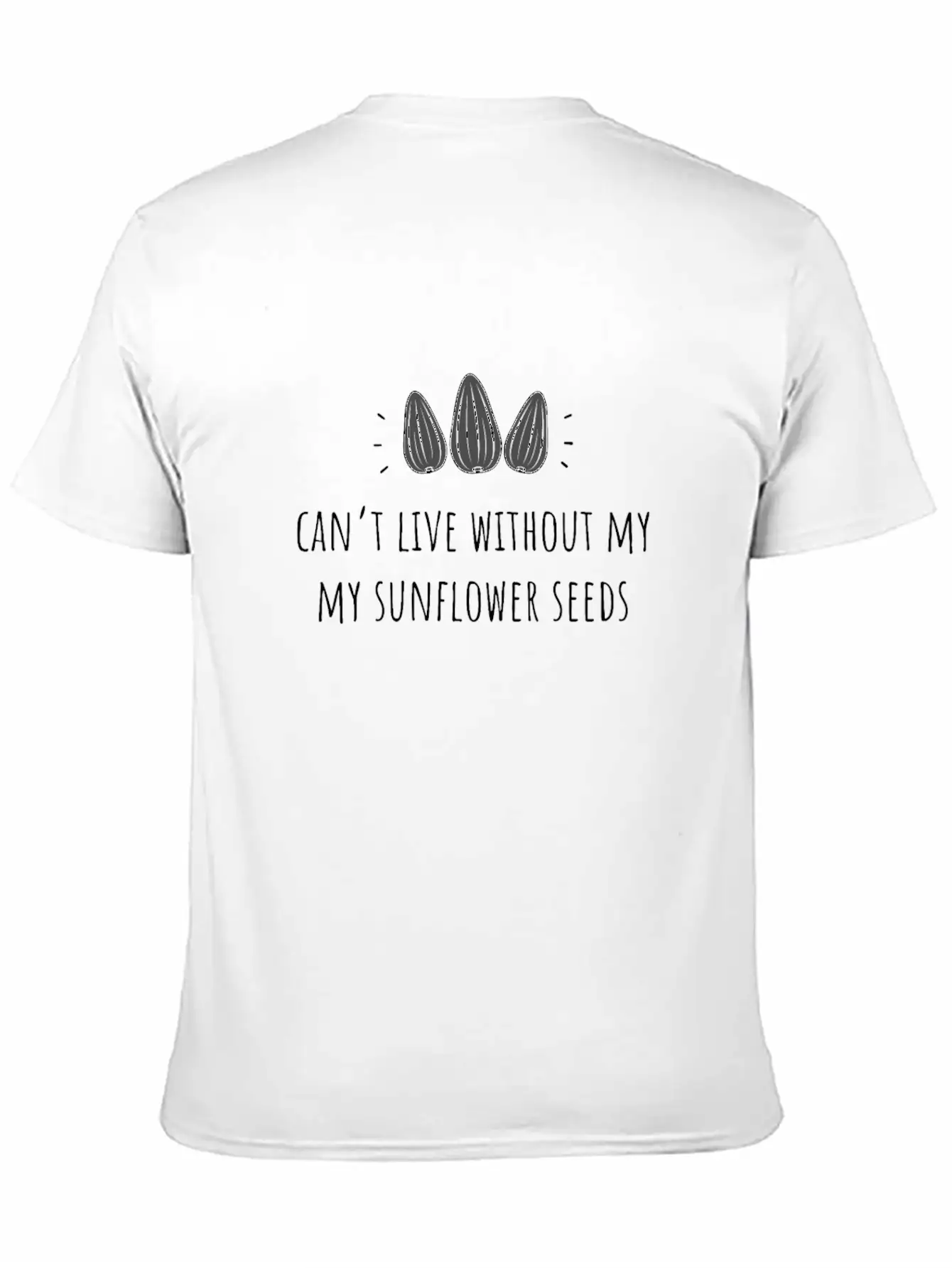 Can'T Live Without My Sunflower Seeds Classic Cotton Tee – Unisex Comfort For Any Season