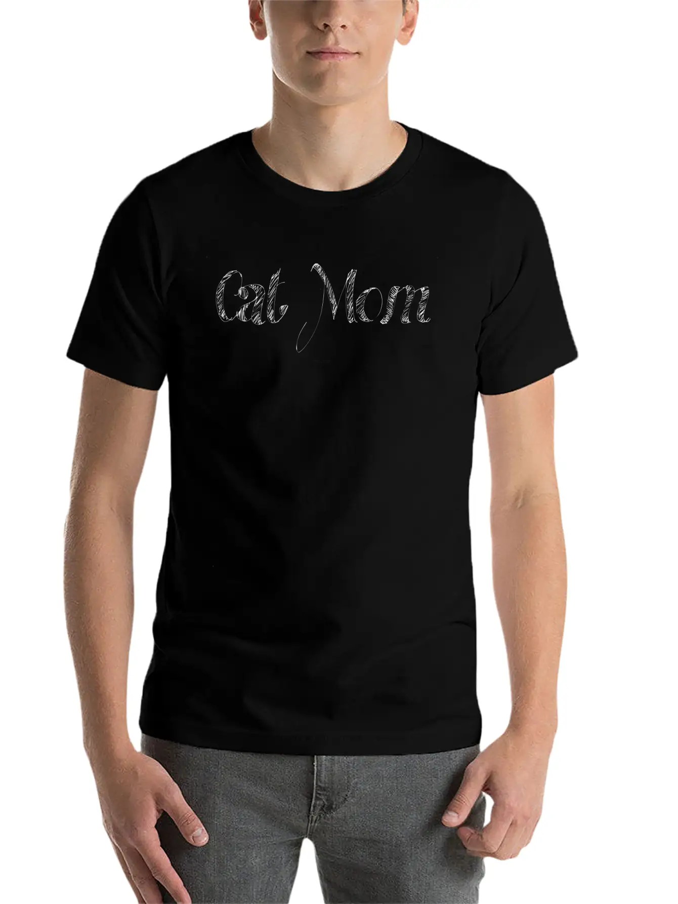 Cat Mom Simple Everyday Graphic Tee – Lightweight Summer Wear