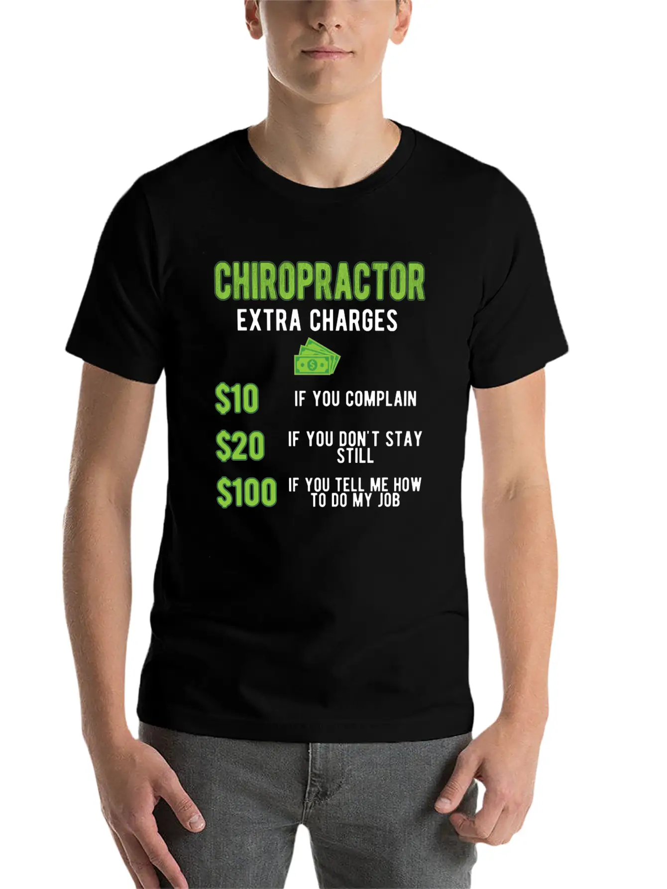 Chiropractor Chiropractic Week Funny Chiropractor Classic Cotton Tee – Unisex Comfort For Any Season