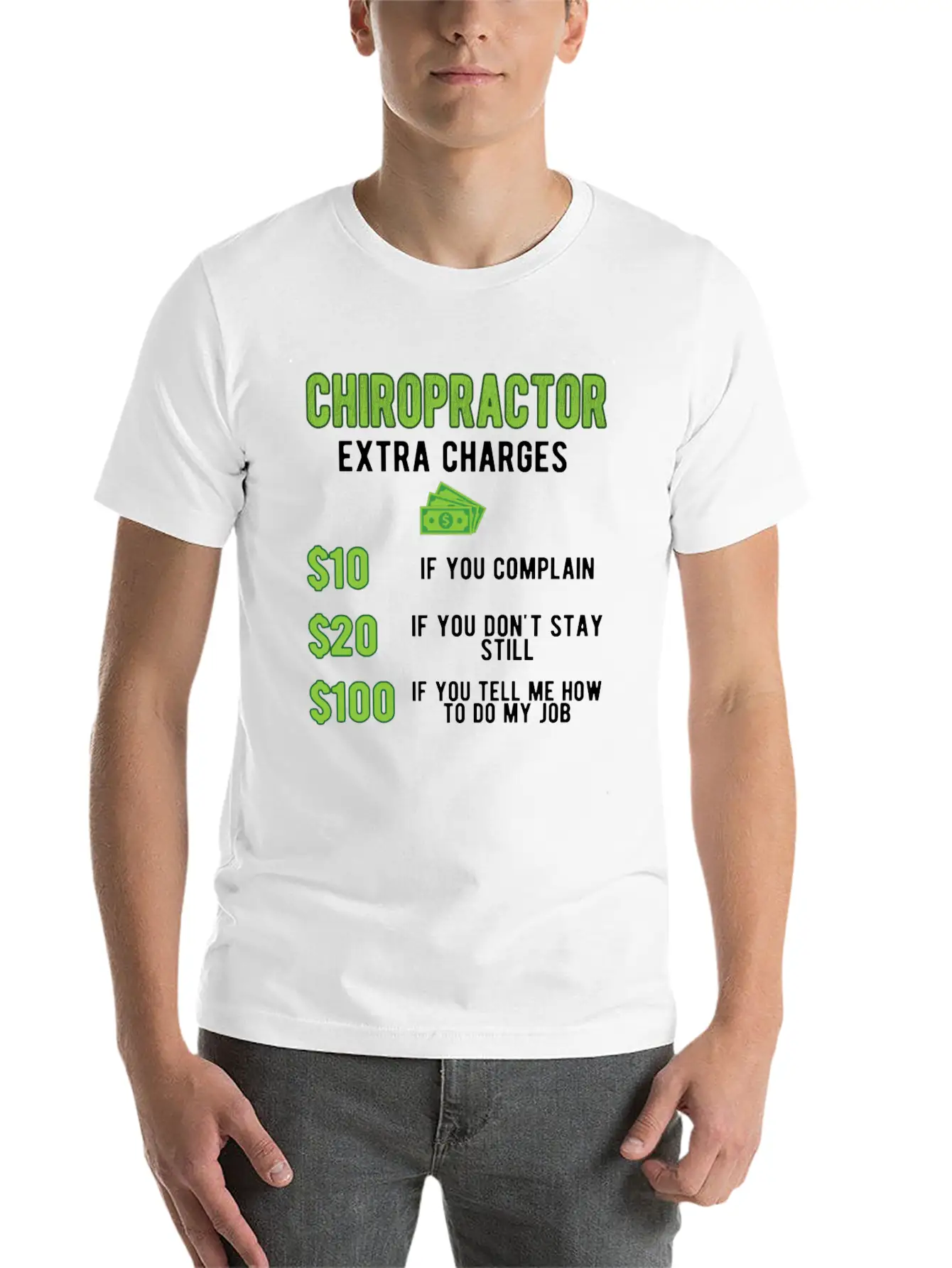 Chiropractor Chiropractic Week Funny Chiropractor Classic Cotton Tee – Unisex Comfort For Any Season