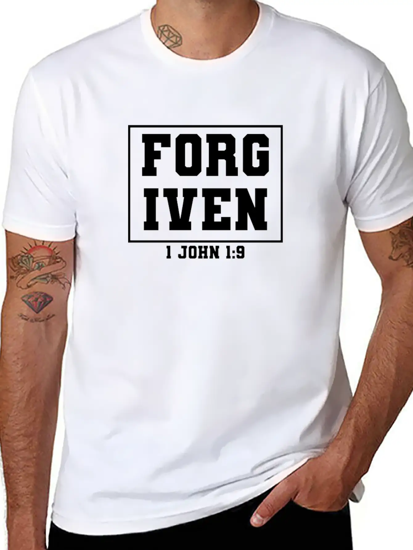 Christian Religious Bible Verse 31:25 With Sunflow Casual Graphic T-Shirt – Simple And Comfortable Daily Wear