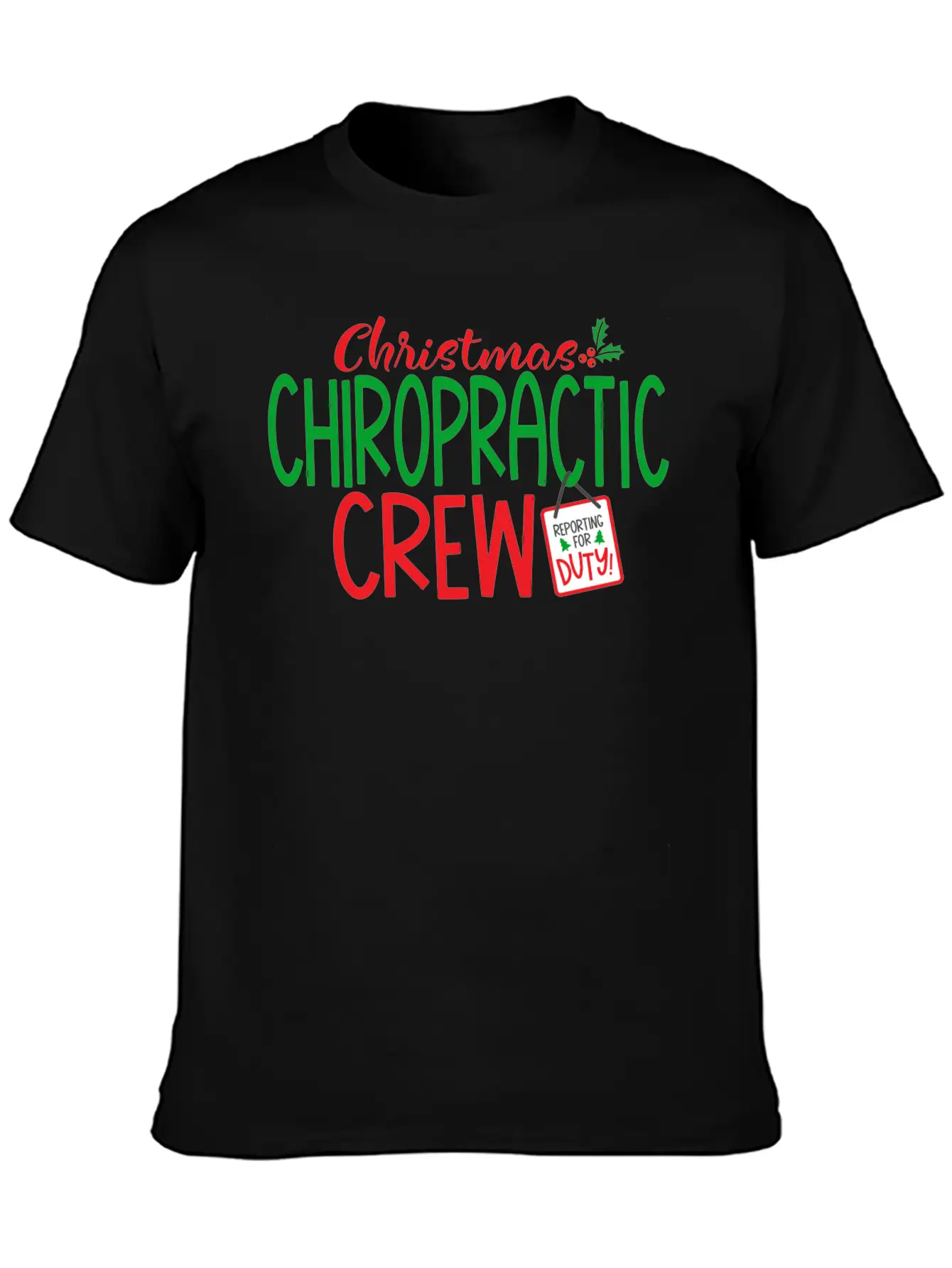 Christmas Chiropractor, Chiropractic Classic Cotton Tee – Unisex Comfort For Any Season
