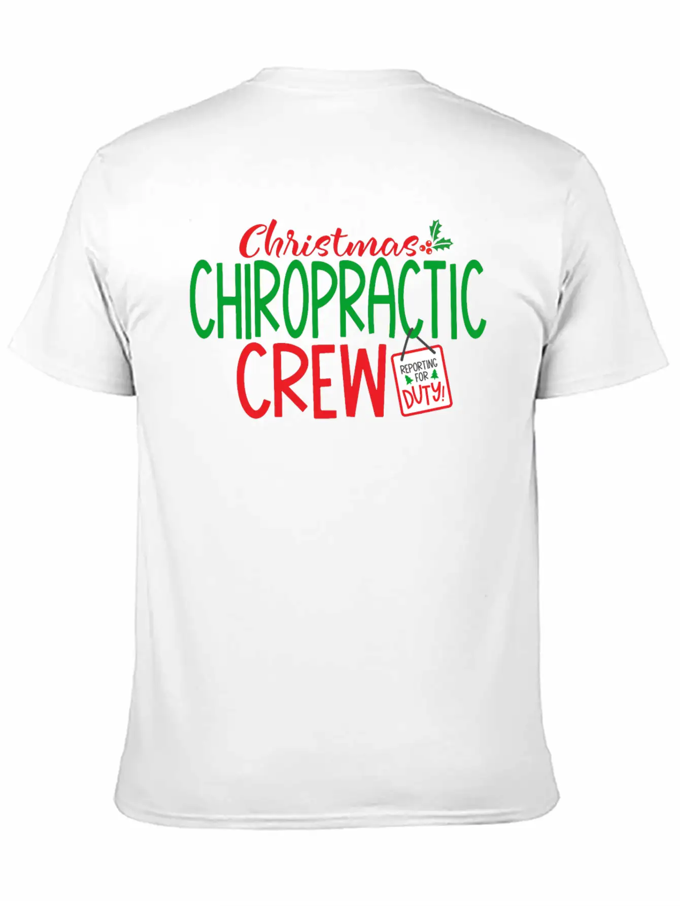 Christmas Chiropractor, Chiropractic Classic Cotton Tee – Unisex Comfort For Any Season