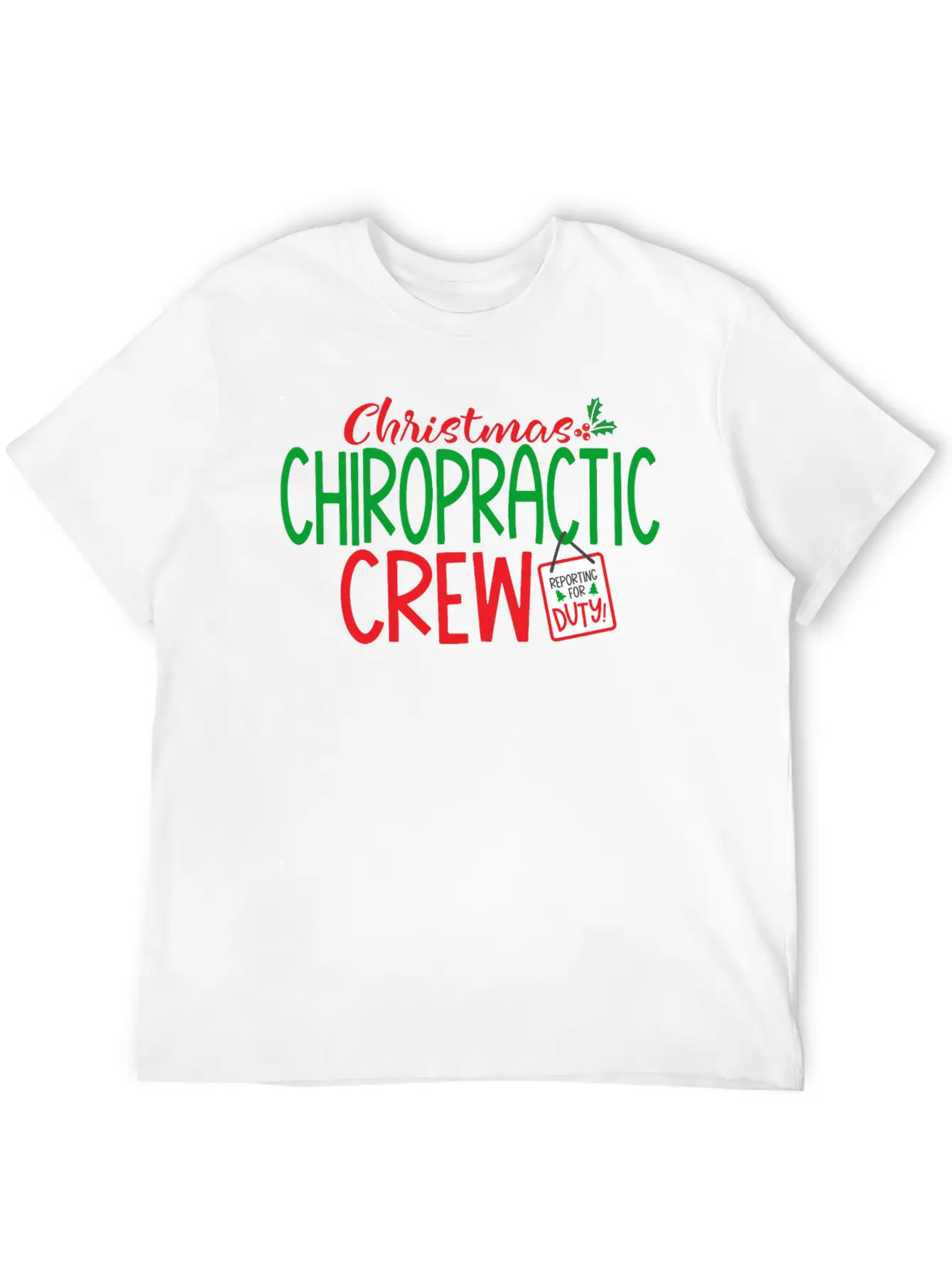 Christmas Chiropractor, Chiropractic Classic Cotton Tee – Unisex Comfort For Any Season