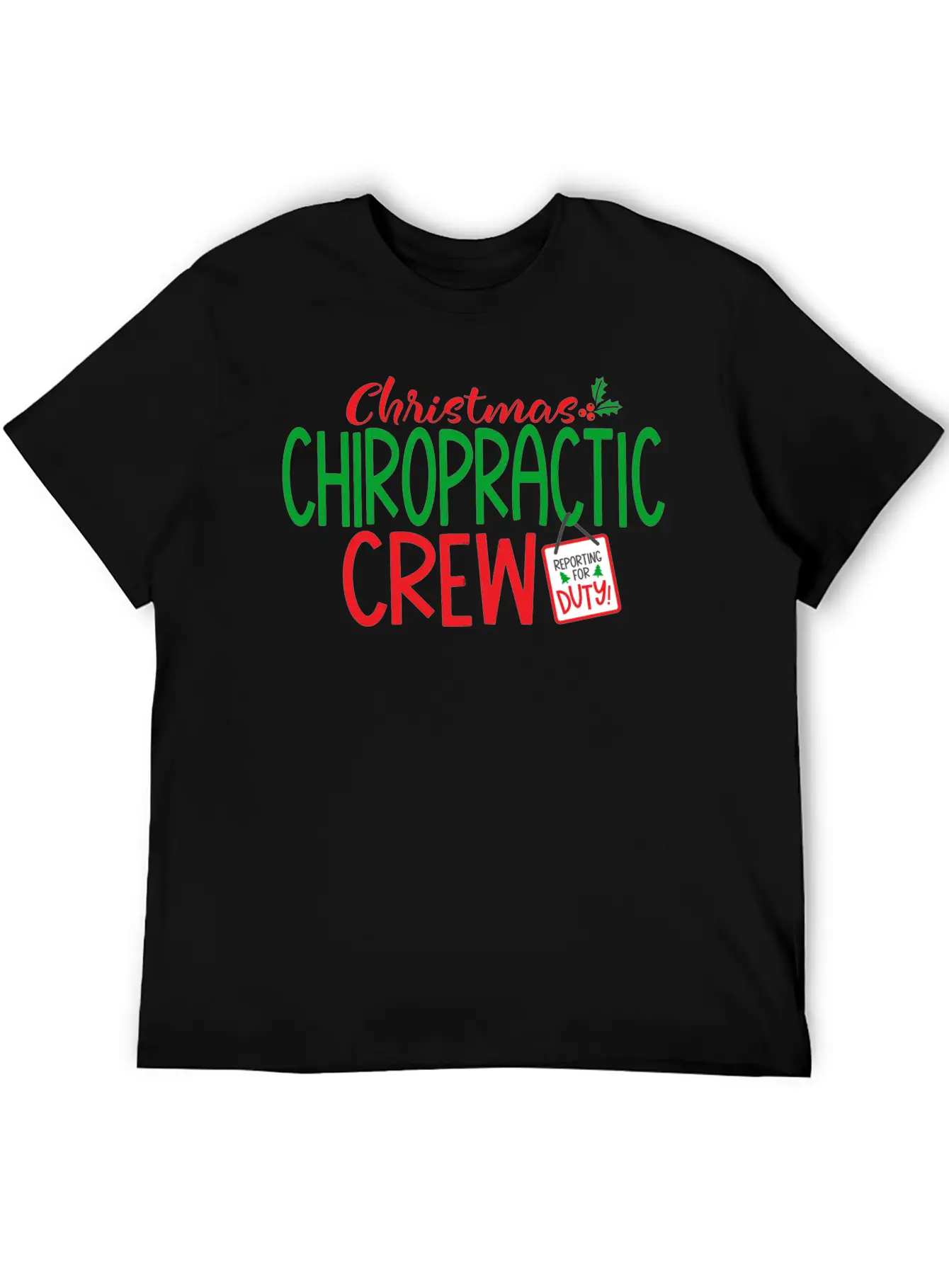 Christmas Chiropractor, Chiropractic Classic Cotton Tee – Unisex Comfort For Any Season