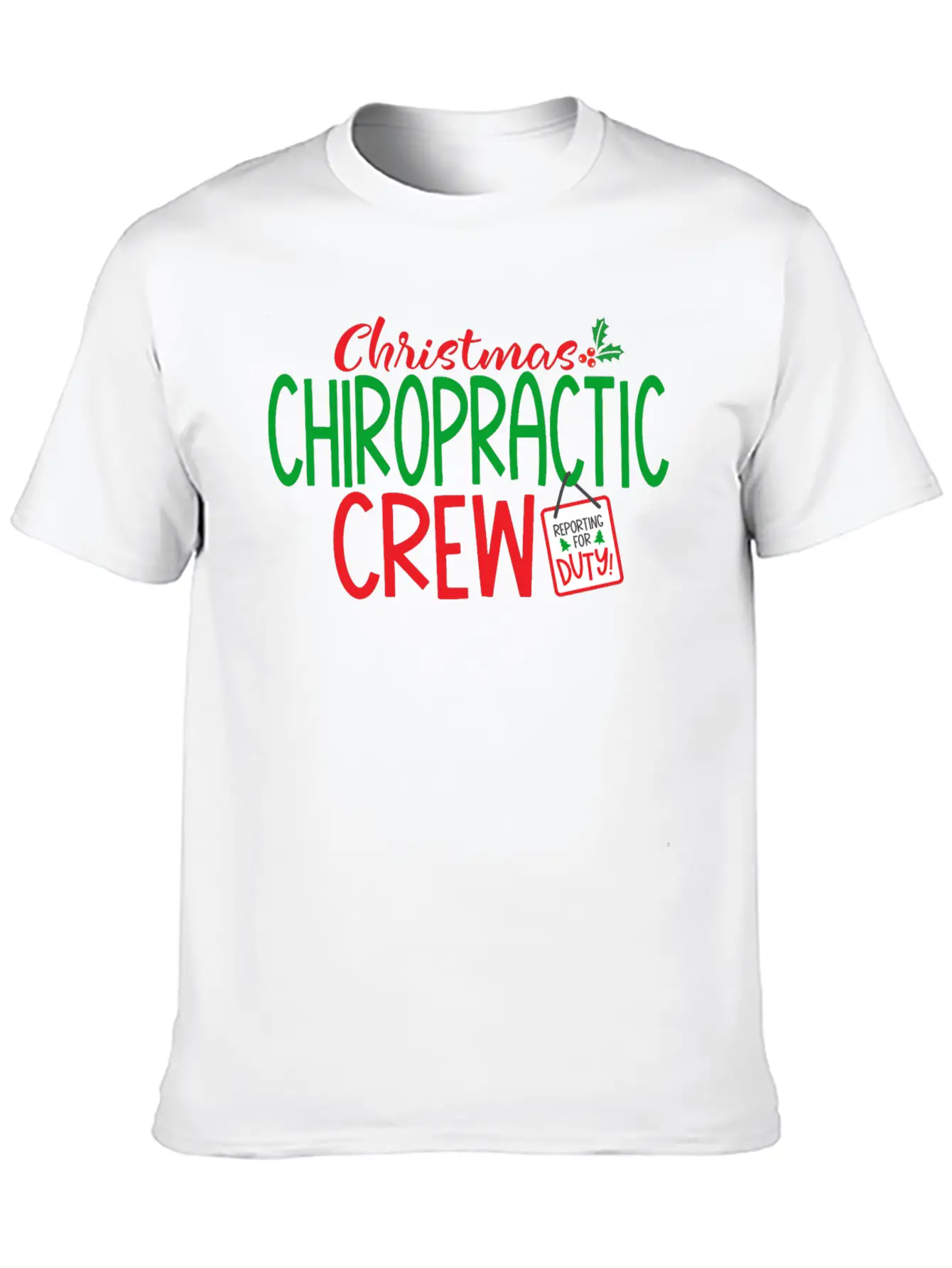 Christmas Chiropractor, Chiropractic Classic Cotton Tee – Unisex Comfort For Any Season
