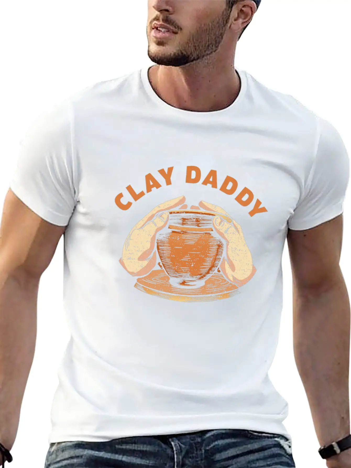 Clay Daddy Funny Pottery Man Clay Father Potter Classic Cotton Tee – Unisex Comfort For Any Season