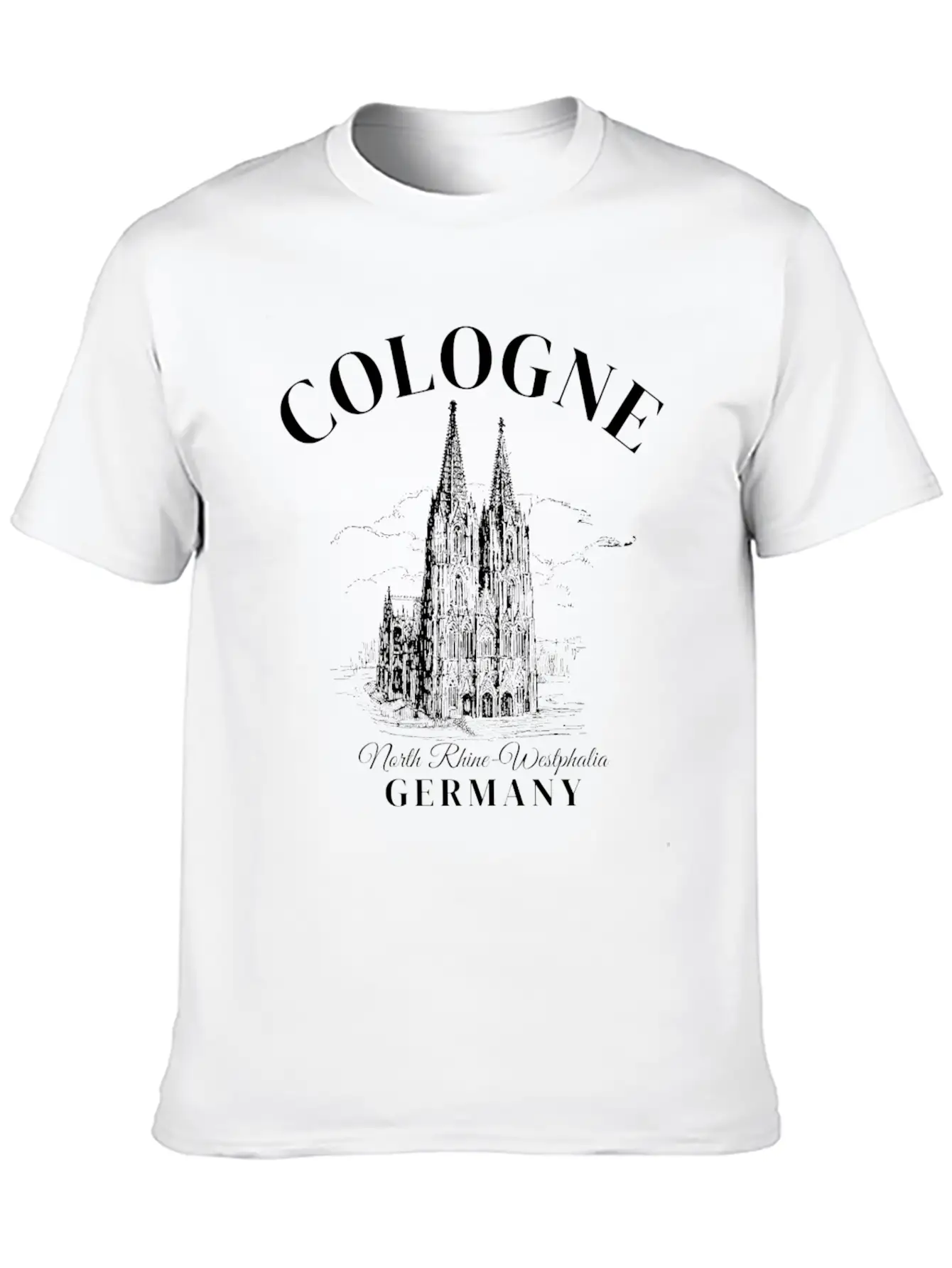 Cologne Germany Retro Essential Unisex Summer Tee – Soft Cotton Casual Fit