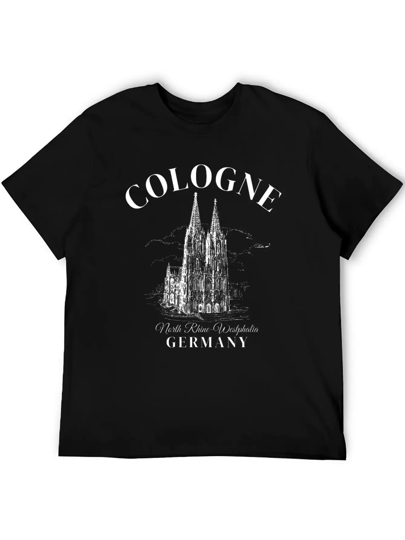 Cologne Germany Retro Essential Unisex Summer Tee – Soft Cotton Casual Fit