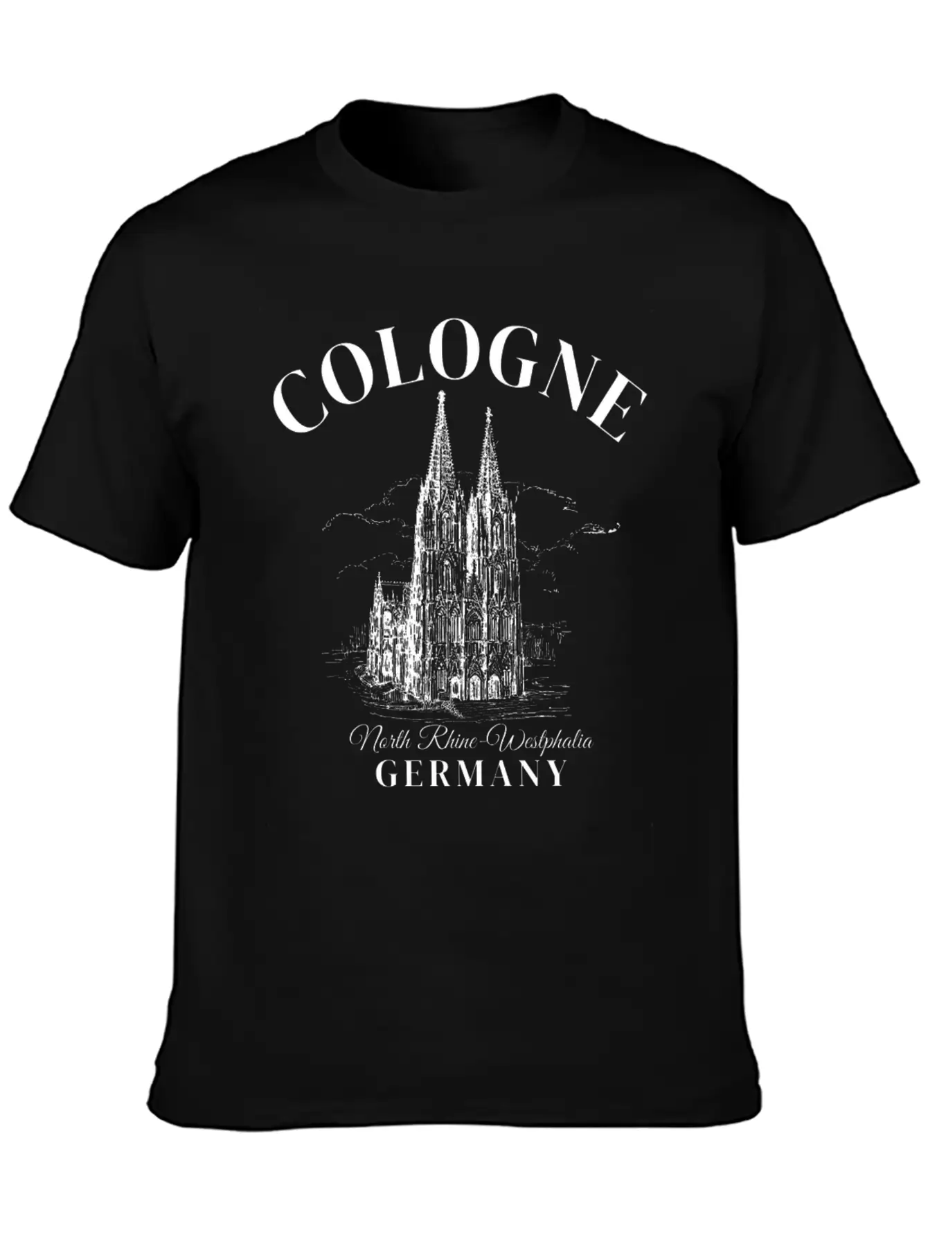 Cologne Germany Retro Essential Unisex Summer Tee – Soft Cotton Casual Fit
