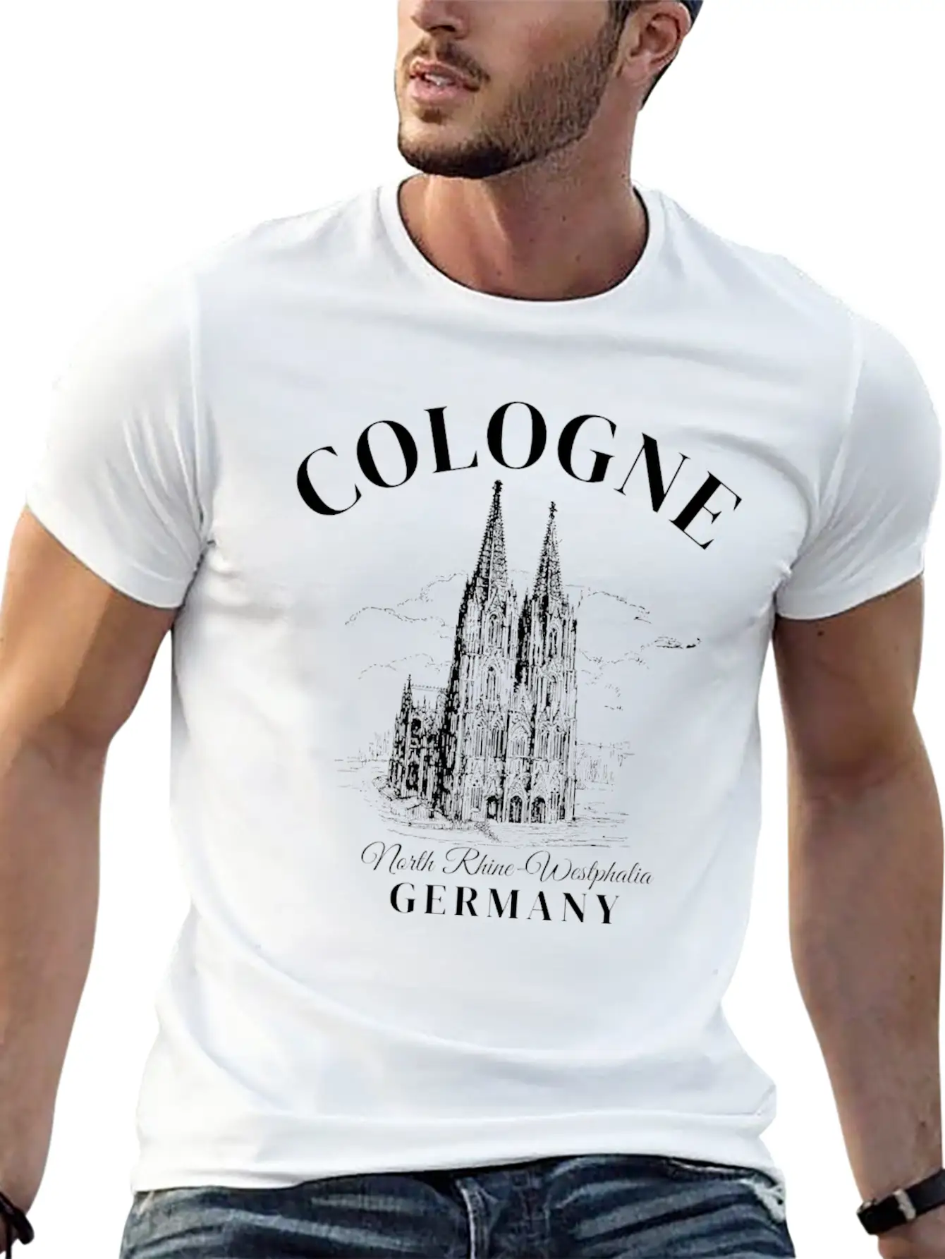 Cologne Germany Retro Essential Unisex Summer Tee – Soft Cotton Casual Fit
