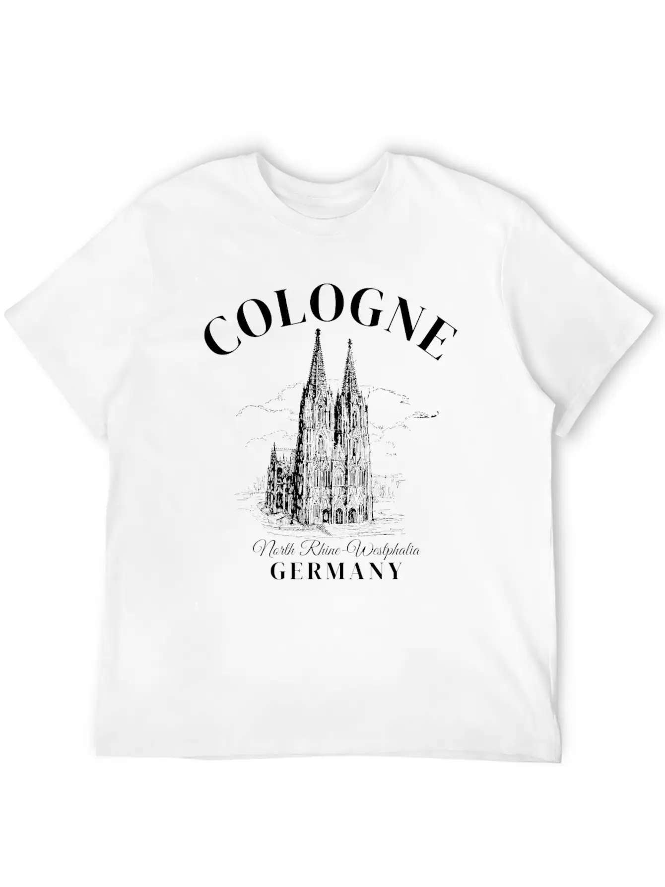 Cologne Germany Retro Essential Unisex Summer Tee – Soft Cotton Casual Fit