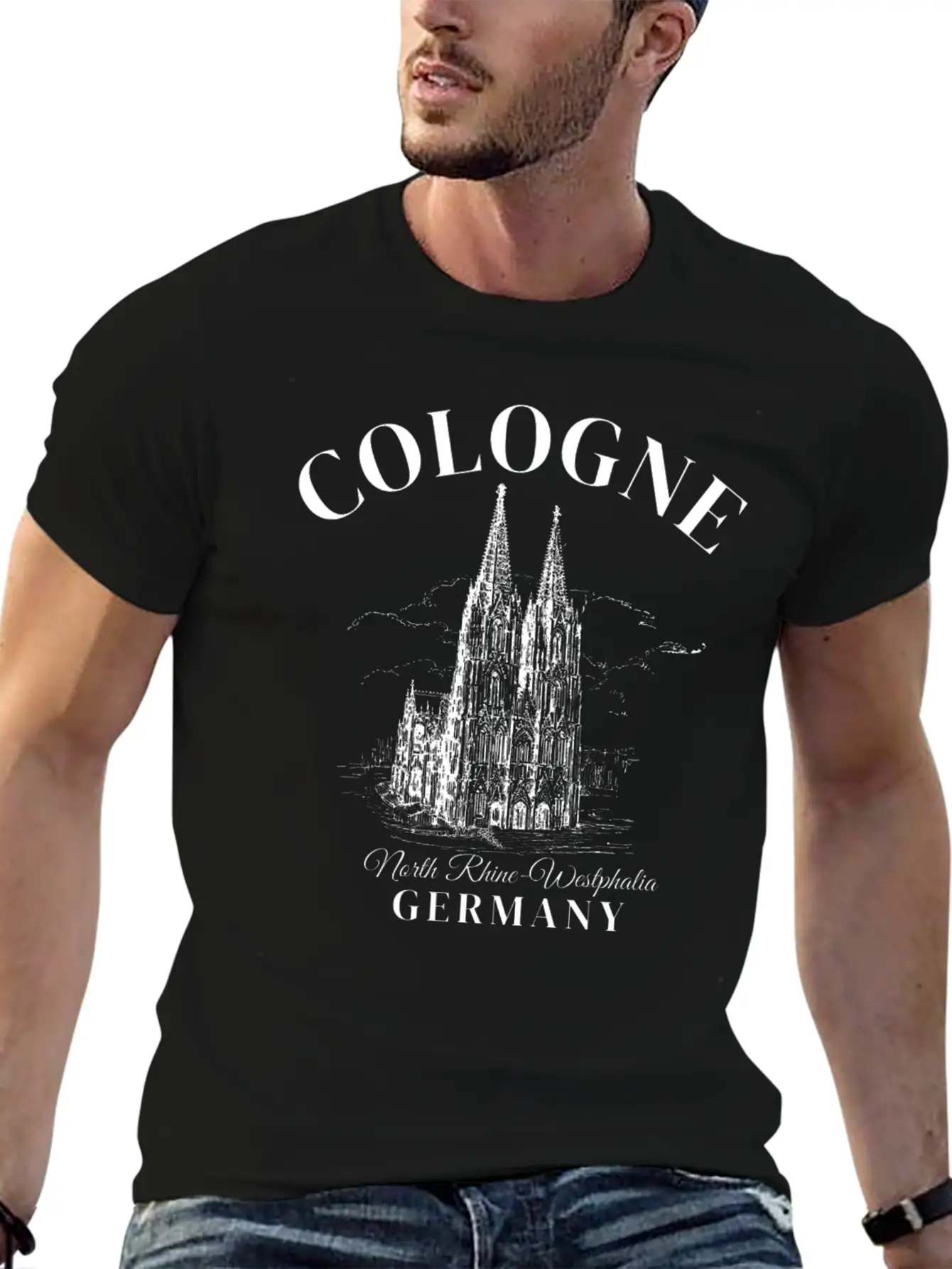 Cologne Germany Retro Essential Unisex Summer Tee – Soft Cotton Casual Fit