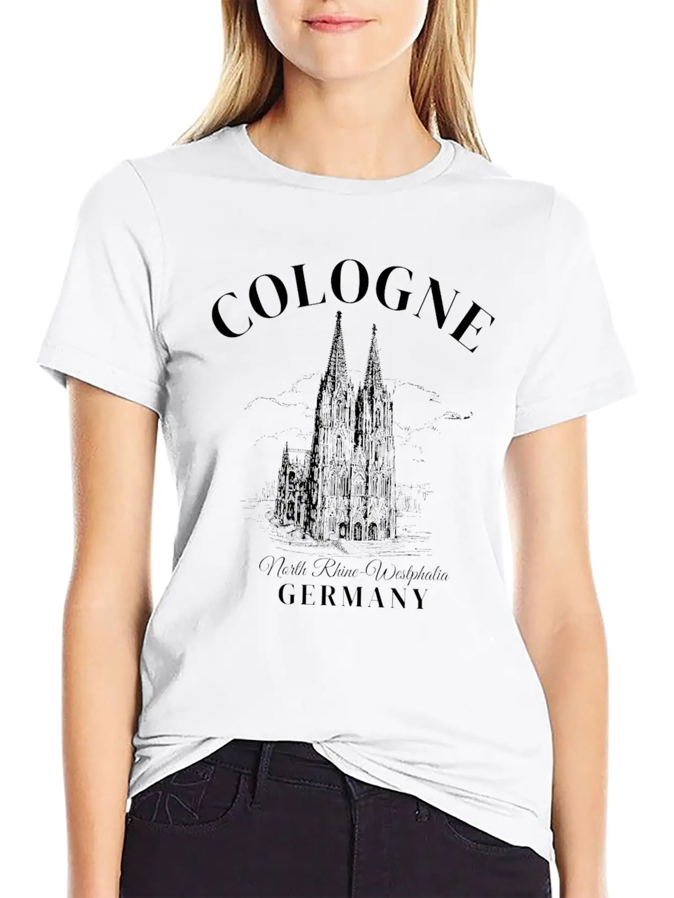 Cologne Germany Retro Essential Unisex Summer Tee – Soft Cotton Casual Fit