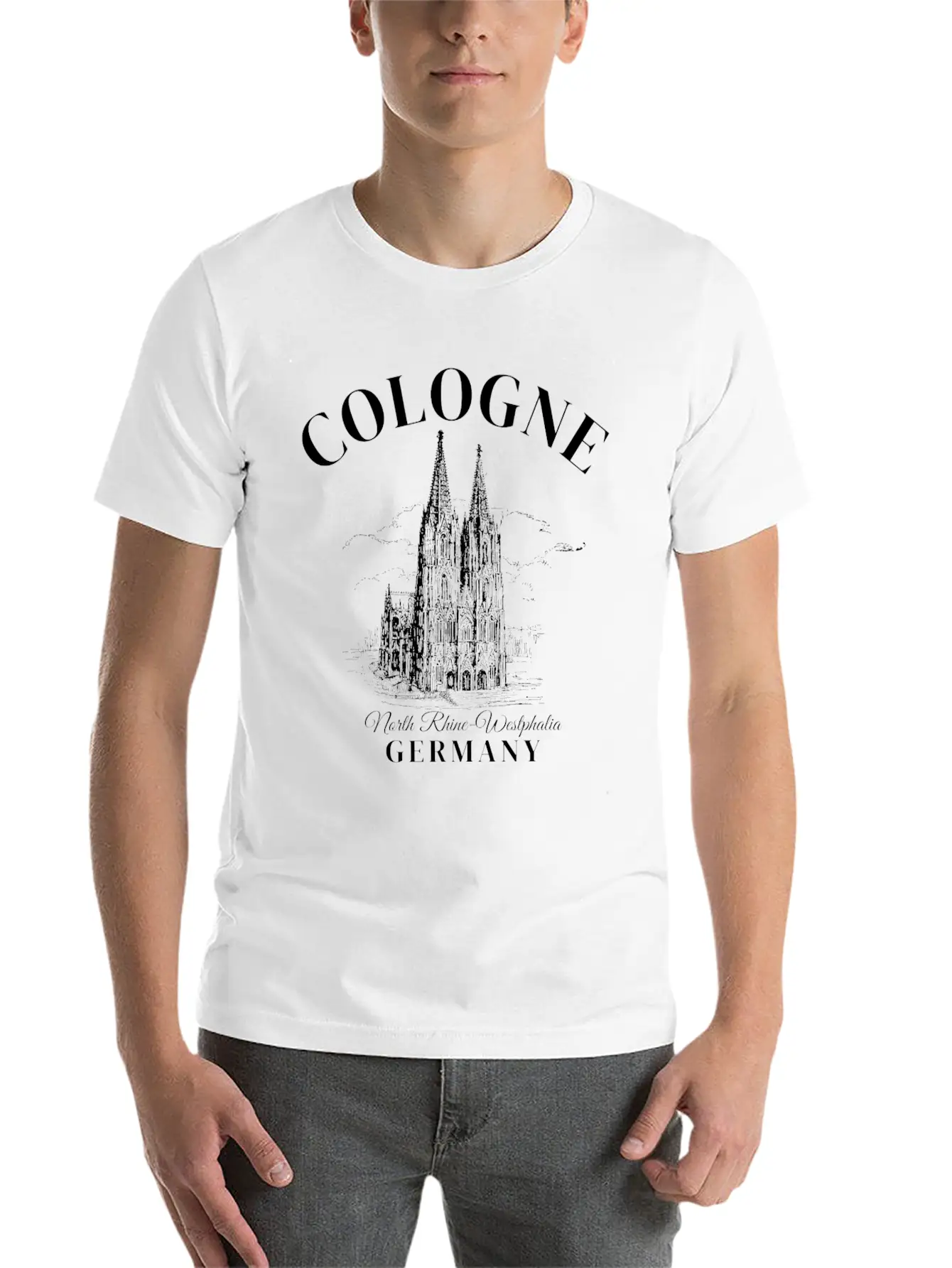 Cologne Germany Retro Essential Unisex Summer Tee – Soft Cotton Casual Fit