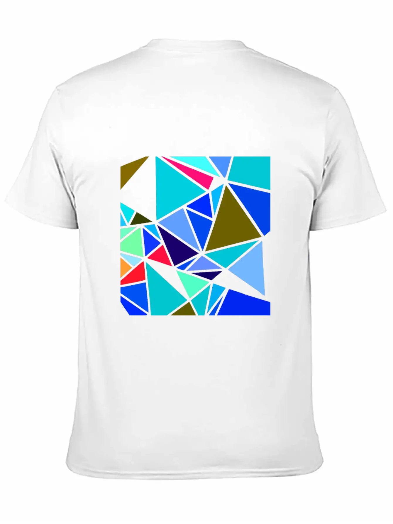 Colorful Mosaic Classic Cotton Tee – Unisex Comfort For Any Season