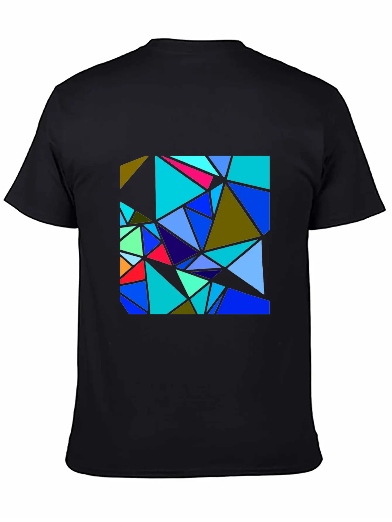 Colorful Mosaic Classic Cotton Tee – Unisex Comfort For Any Season