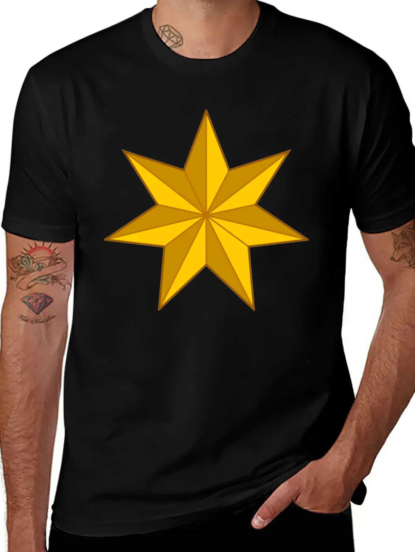 Commonwealth Star Classic Cotton Tee – Unisex Comfort For Any Season
