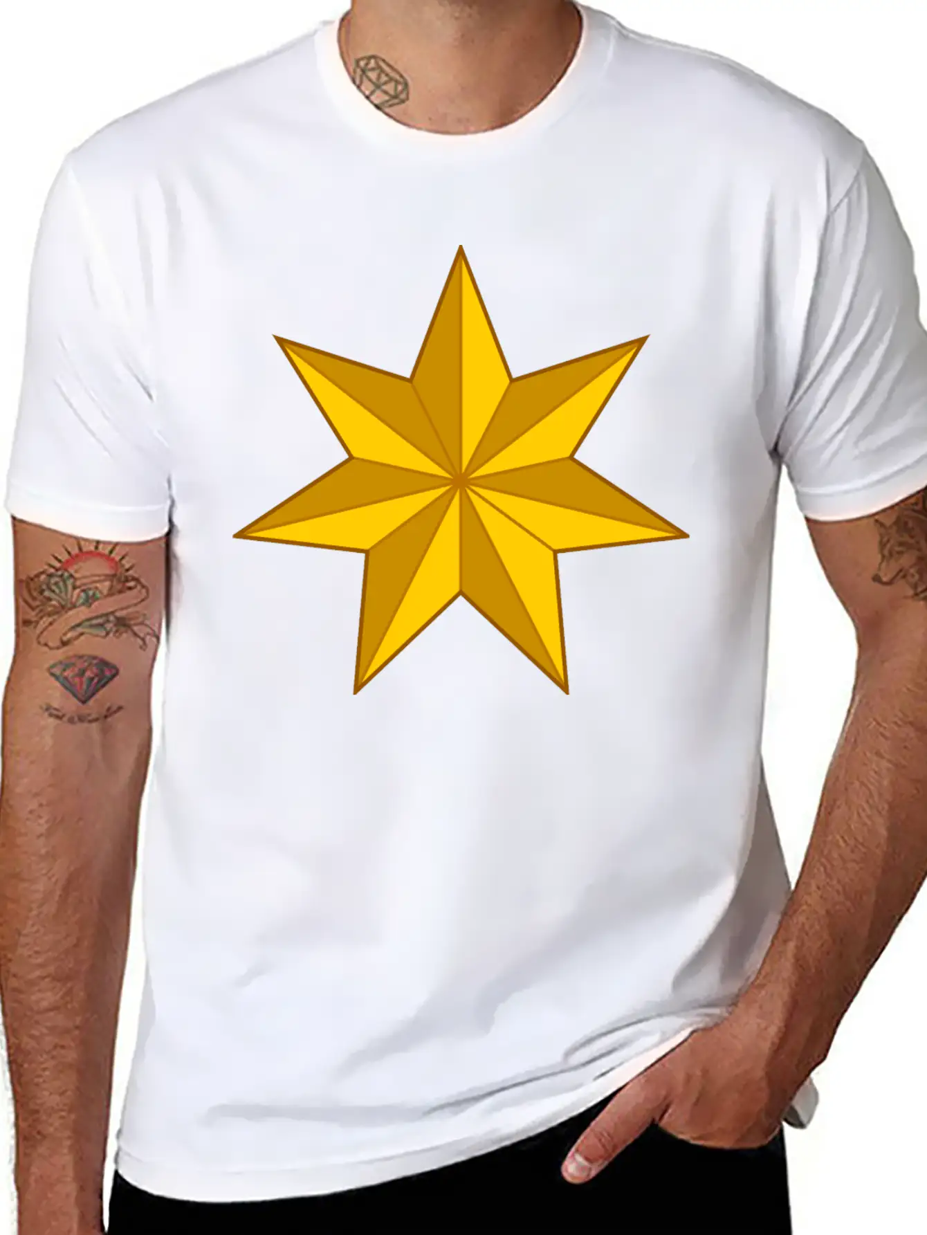 Commonwealth Star Classic Cotton Tee – Unisex Comfort For Any Season
