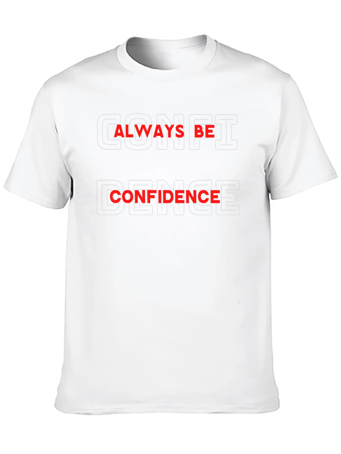 Confidence Classic Cotton Tee – Unisex Comfort For Any Season