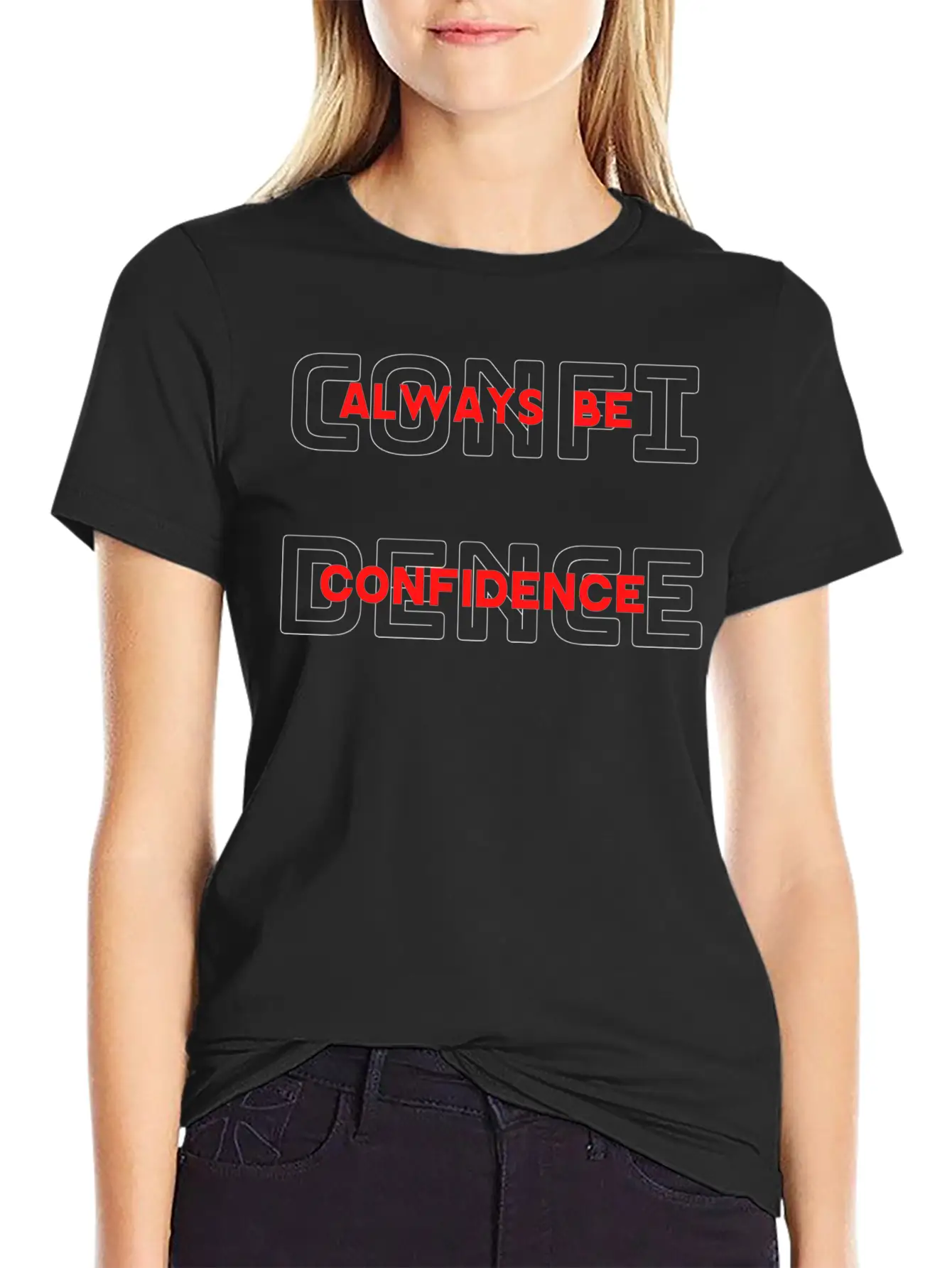 Confidence Classic Cotton Tee – Unisex Comfort For Any Season