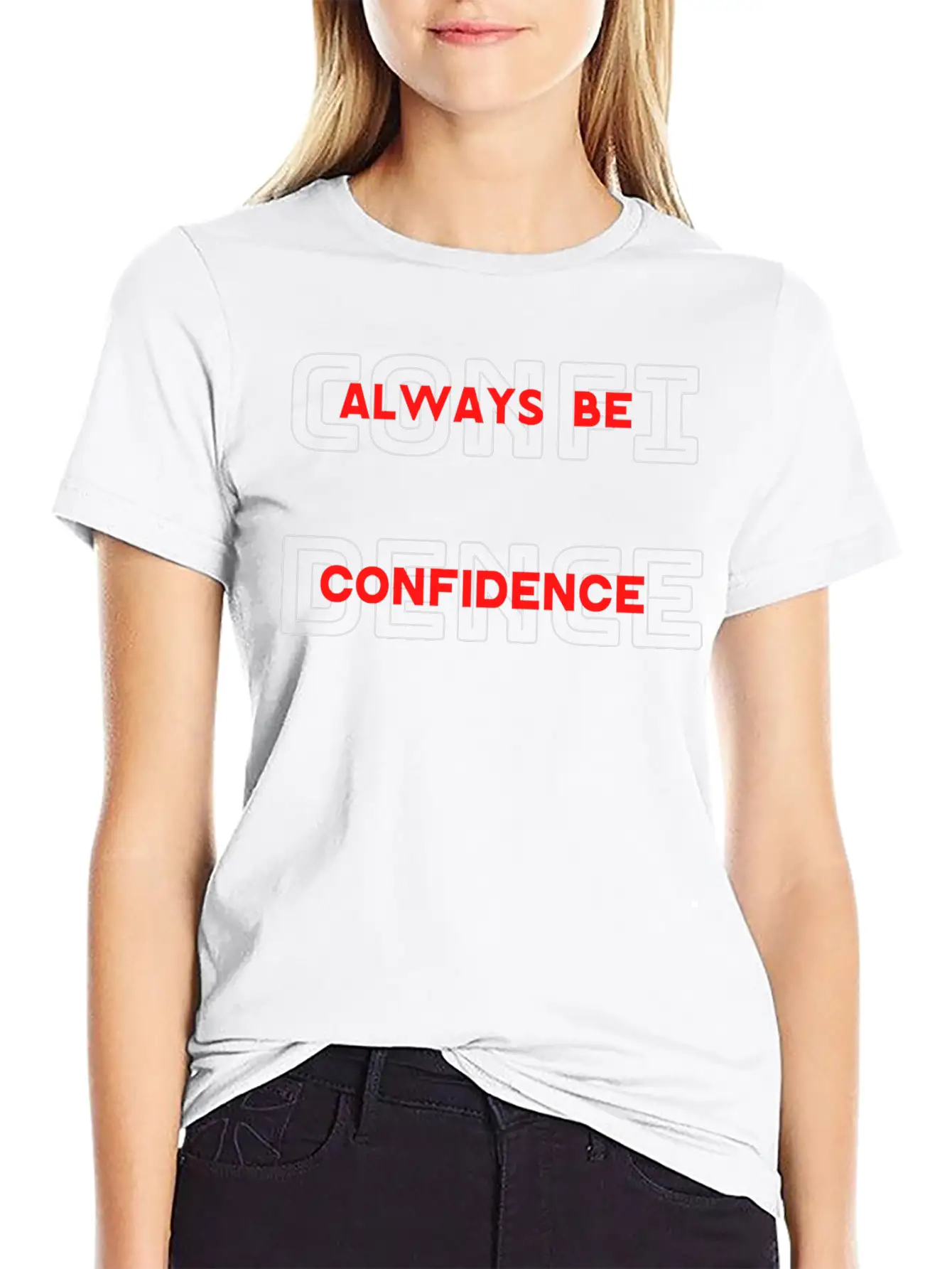 Confidence Classic Cotton Tee – Unisex Comfort For Any Season