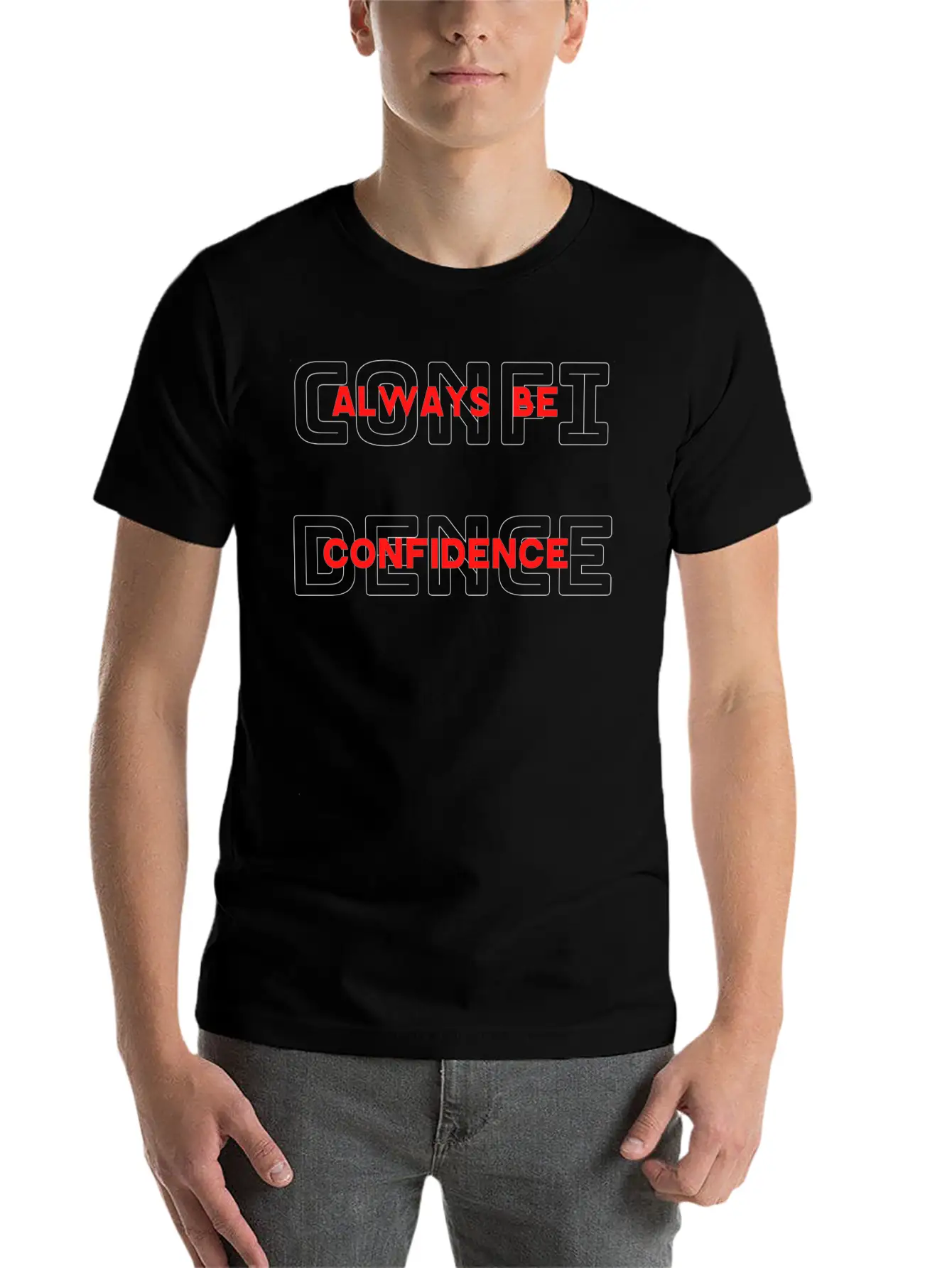 Confidence Classic Cotton Tee – Unisex Comfort For Any Season