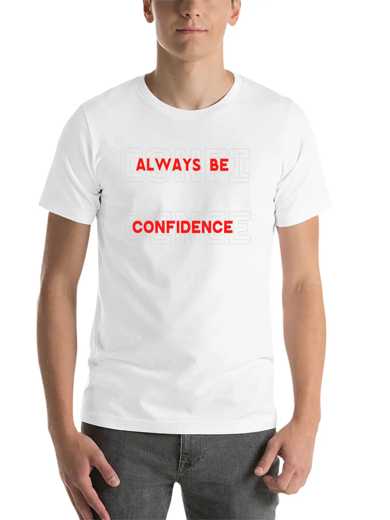 Confidence Classic Cotton Tee – Unisex Comfort For Any Season