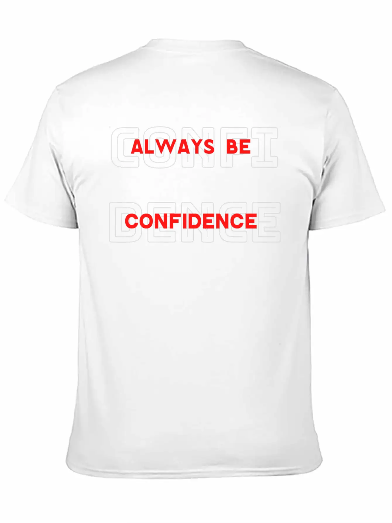 Confidence Classic Cotton Tee – Unisex Comfort For Any Season