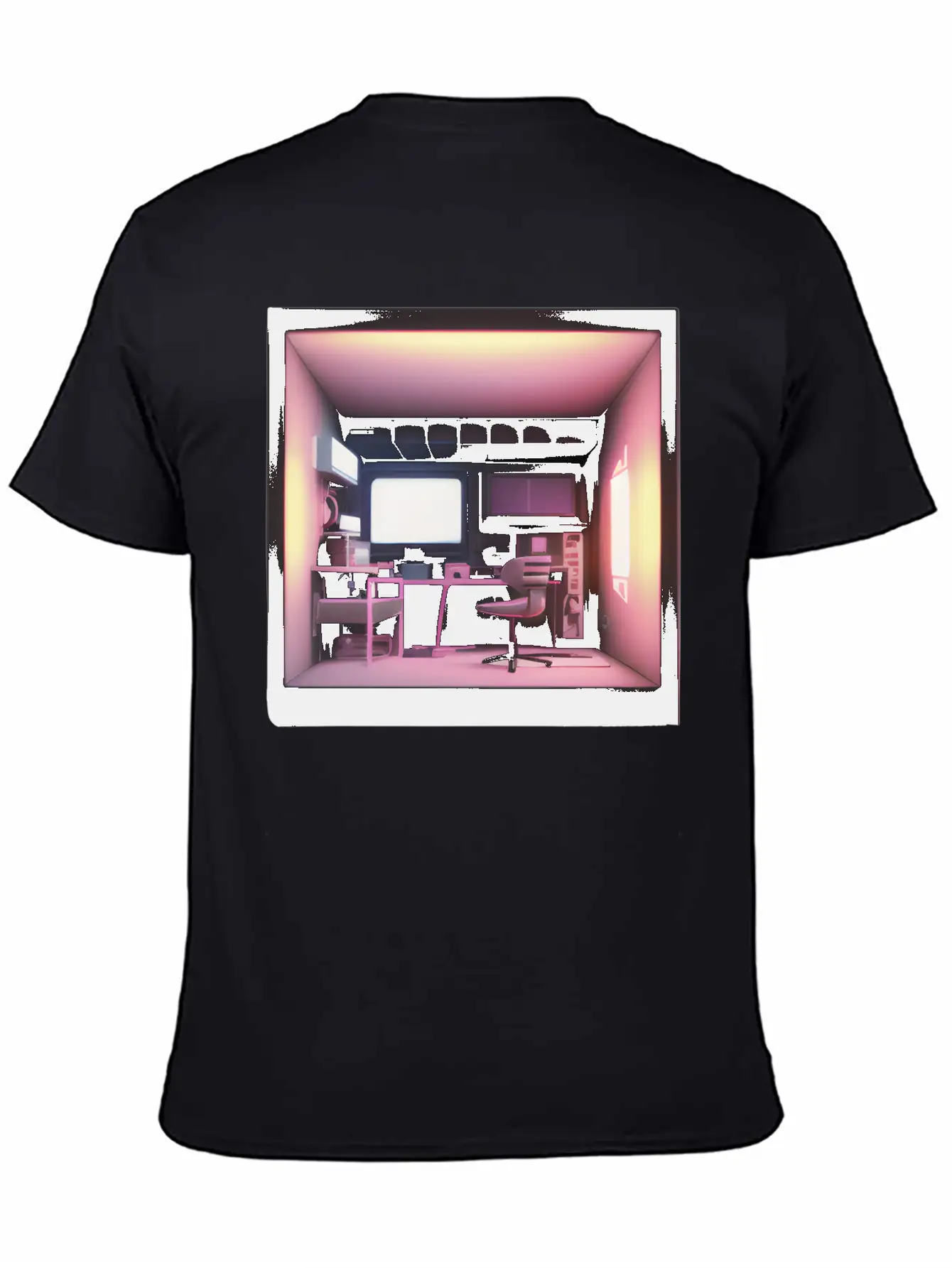 Cute 3D Room Print - Add A Touch Of Coziness Classic Cotton Tee – Unisex Comfort For Any Season