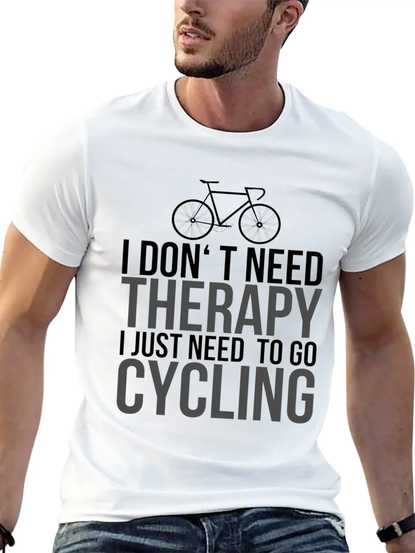 Cycling Casual Graphic T-Shirt – Simple And Comfortable Daily Wear