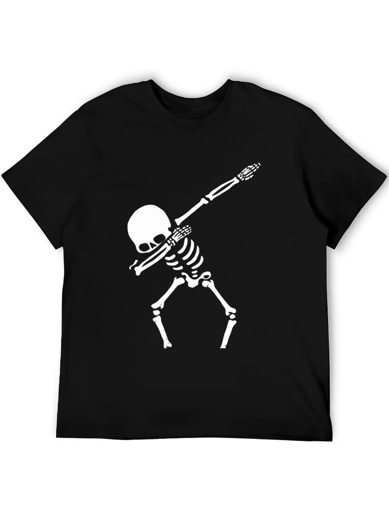 Dabbing Skeleton Shirt Dab Hip Hop Skull Dabbin Casual Graphic T-Shirt – Simple And Comfortable Daily Wear