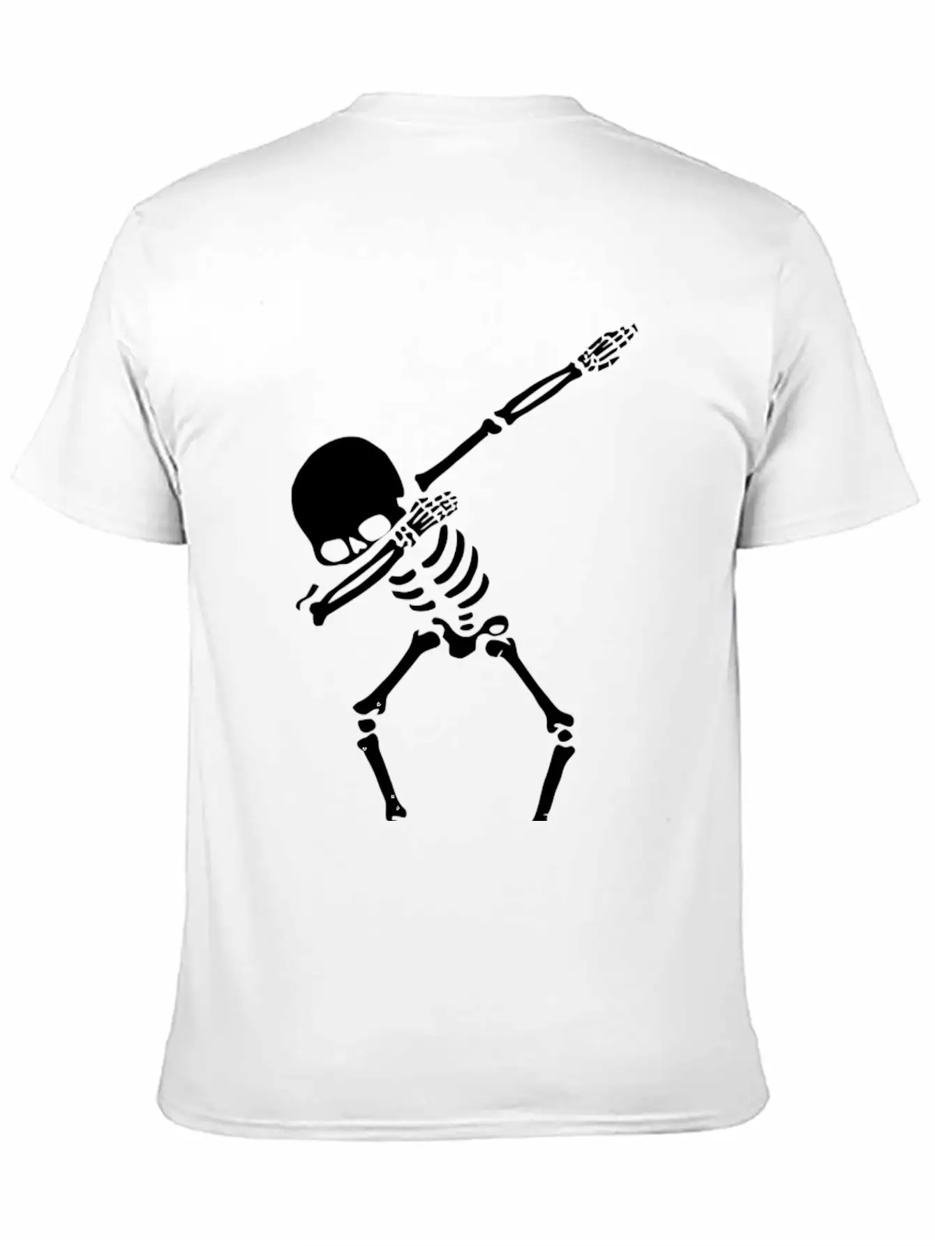 Dabbing Skeleton Shirt Dab Hip Hop Skull Dabbin Casual Graphic T-Shirt – Simple And Comfortable Daily Wear
