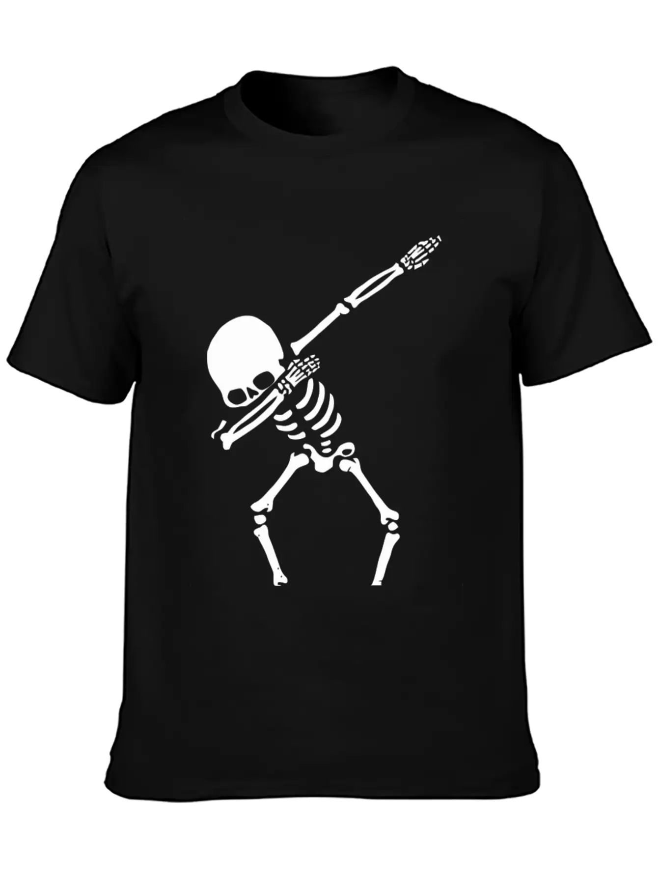 Dabbing Skeleton Shirt Dab Hip Hop Skull Dabbin Casual Graphic T-Shirt – Simple And Comfortable Daily Wear
